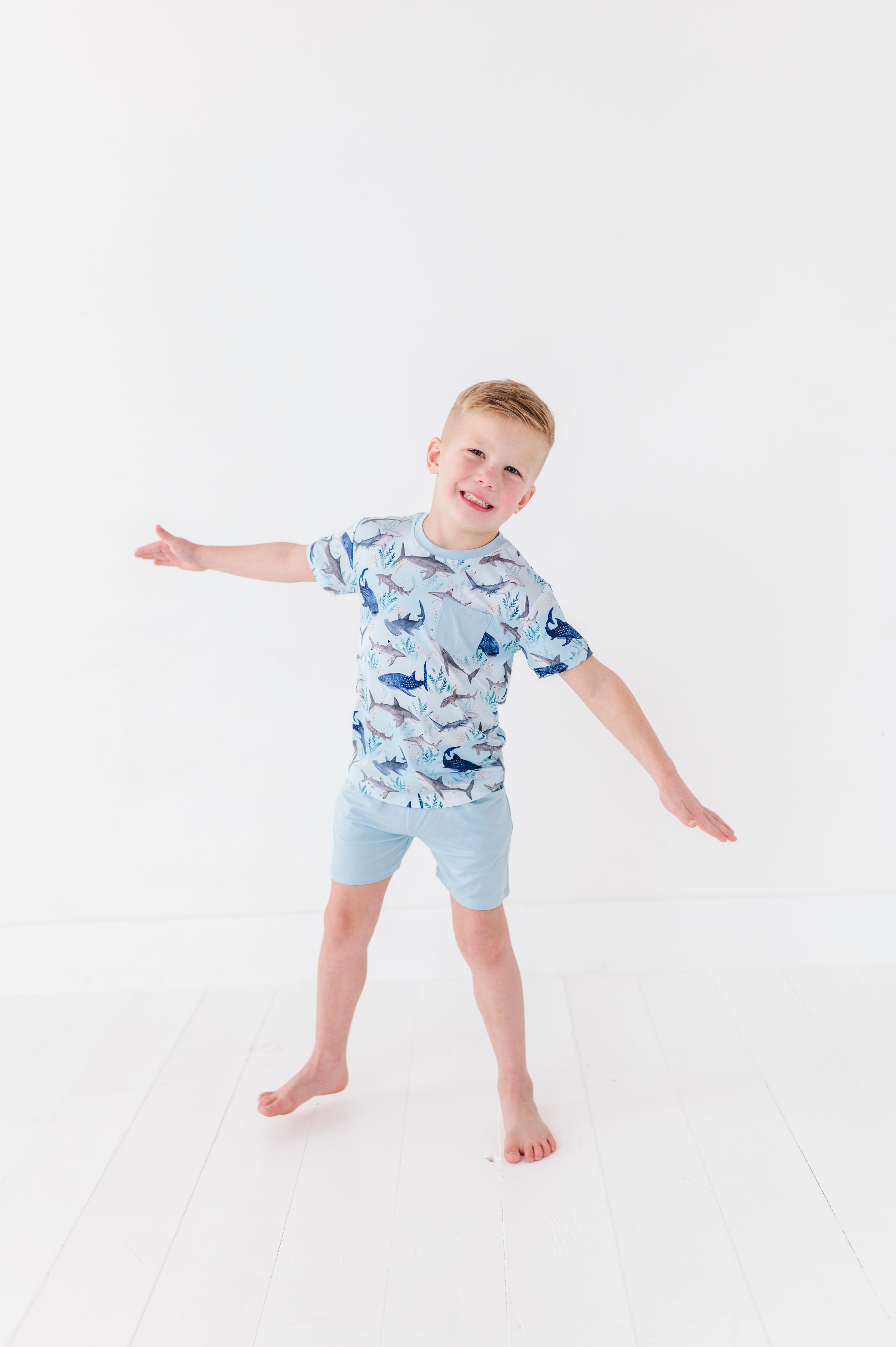 POCKET TEE SHORT SET - NO BULLSHARK