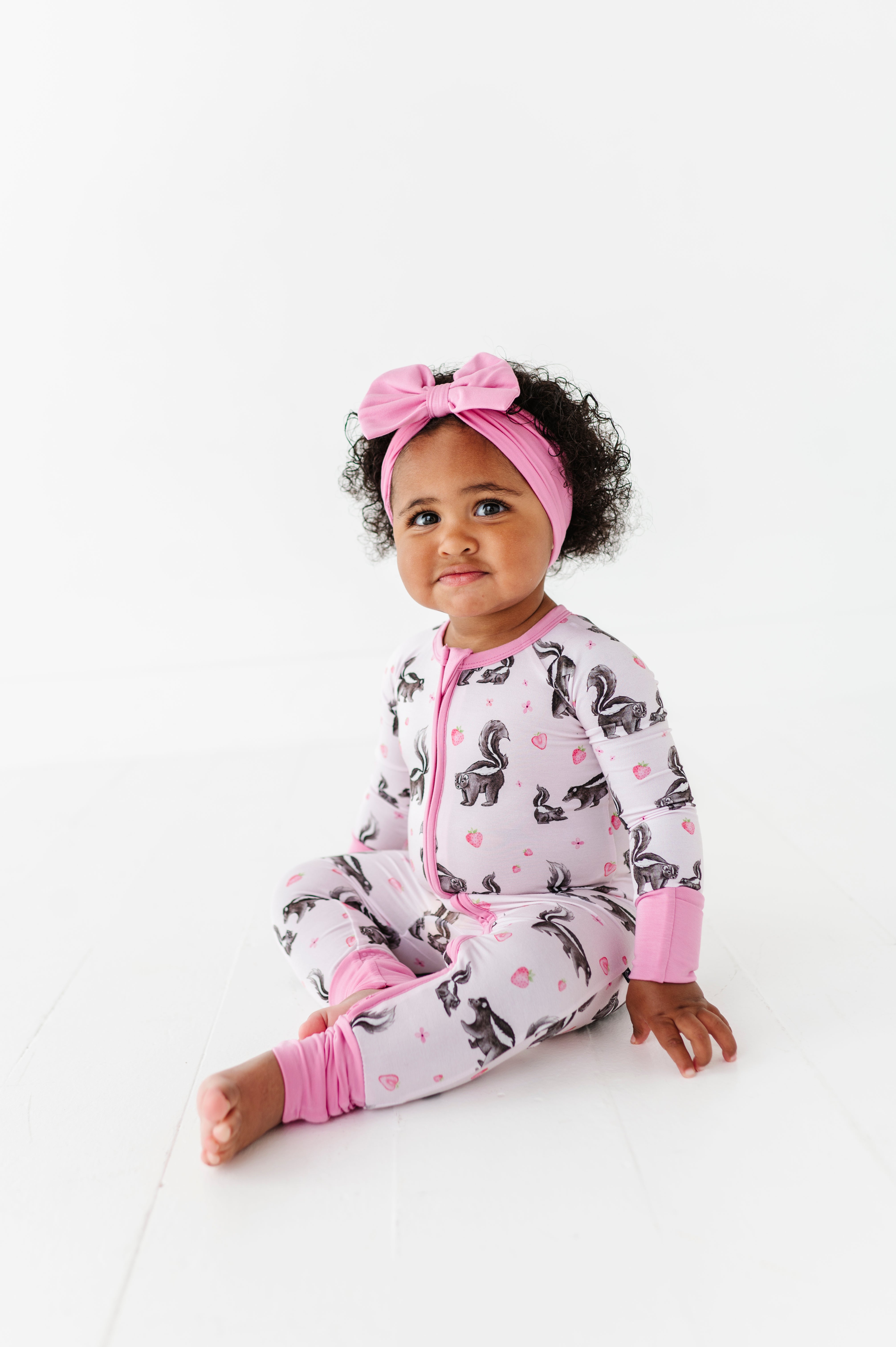 ZIP JAMMIES - BERRY SWEET