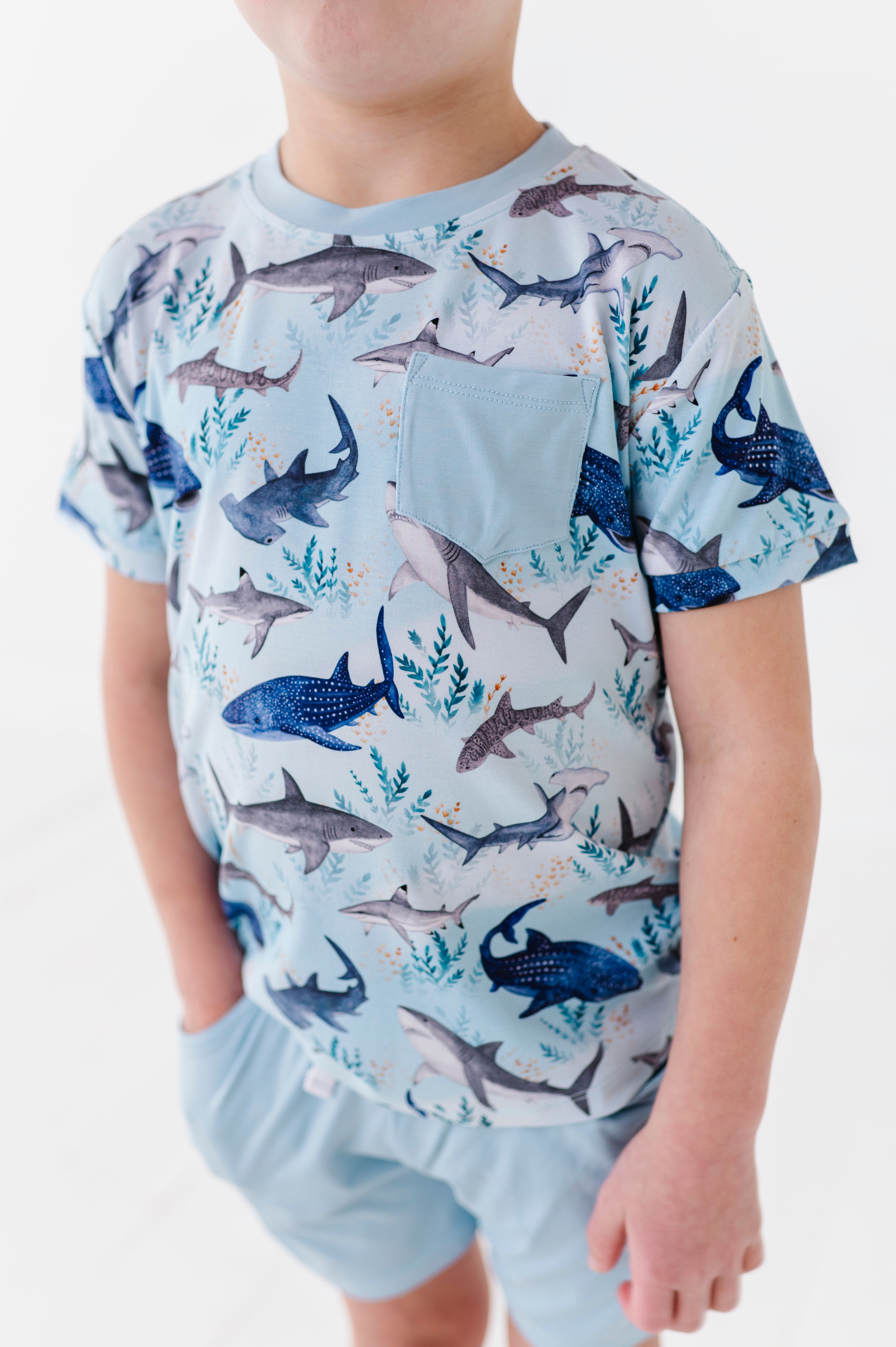 POCKET TEE SHORT SET - NO BULLSHARK