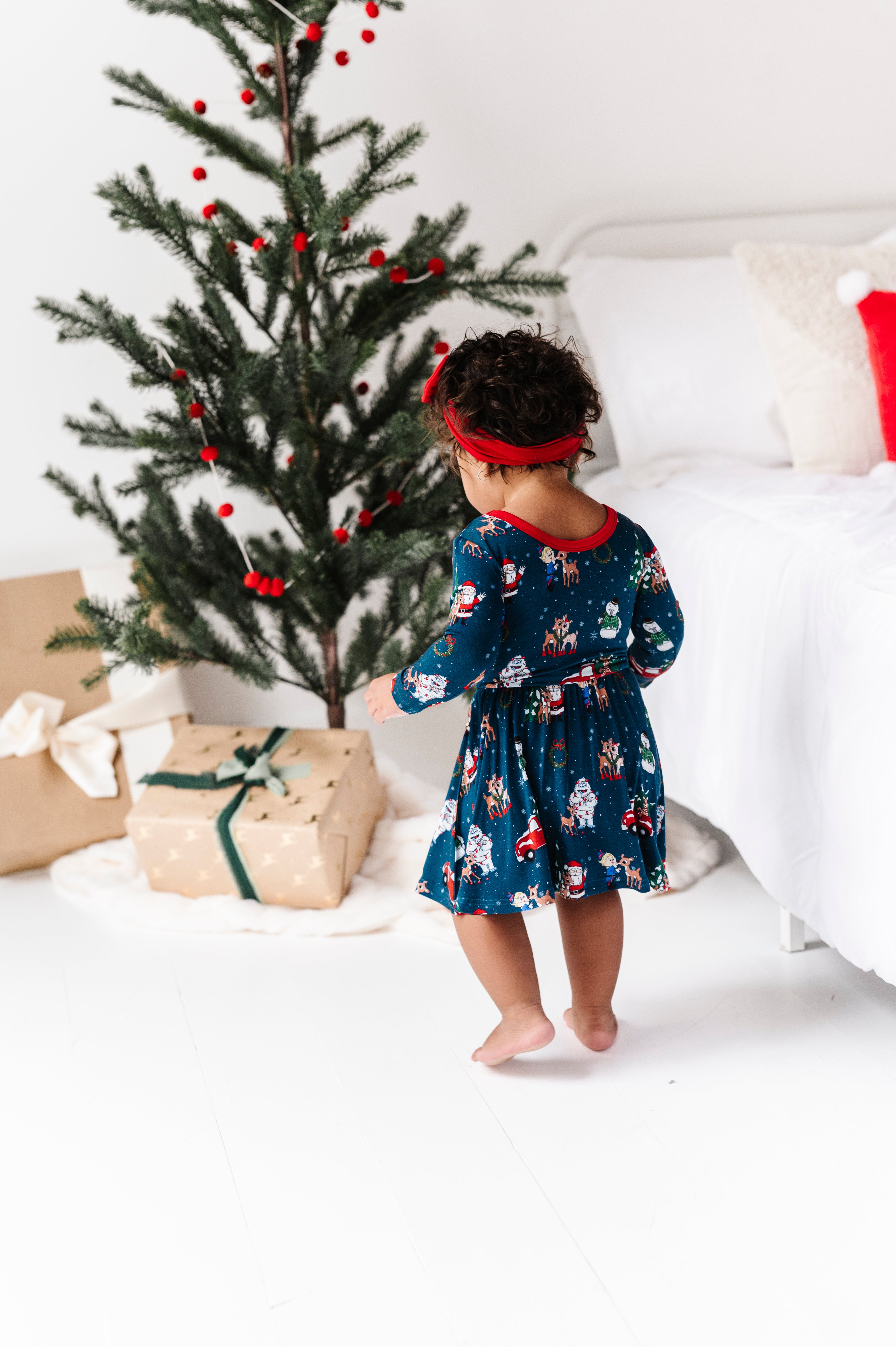 PRESALE BODYSUIT TWIRL DRESS - RUDOLPH AND FRIENDS©