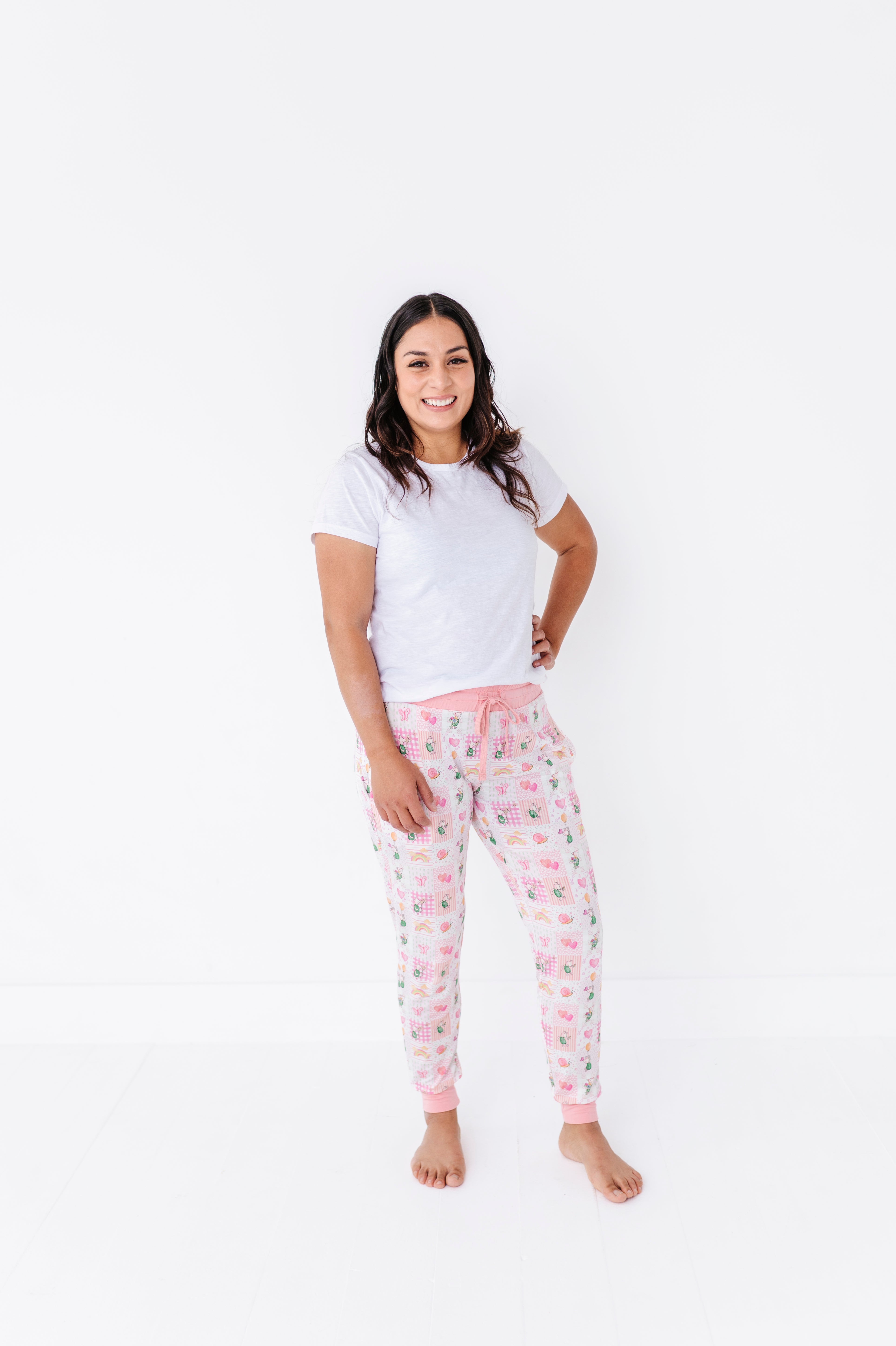 WOMEN'S SLEEPY PANTS - PRETTY IN PIGLET