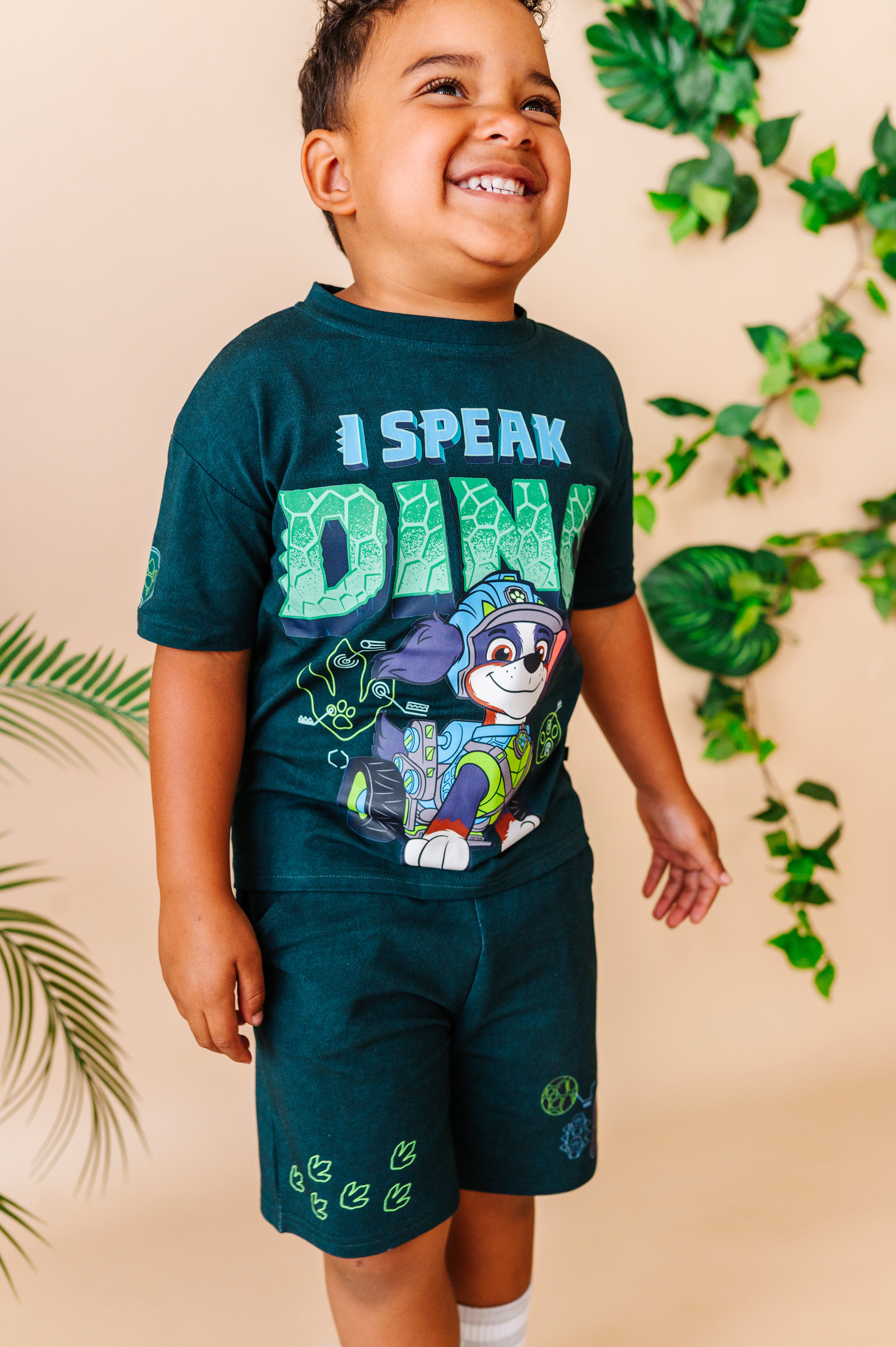 Graphic Tee and Short Set - PAW Patrol: The Dino Movie™ I Speak Dino