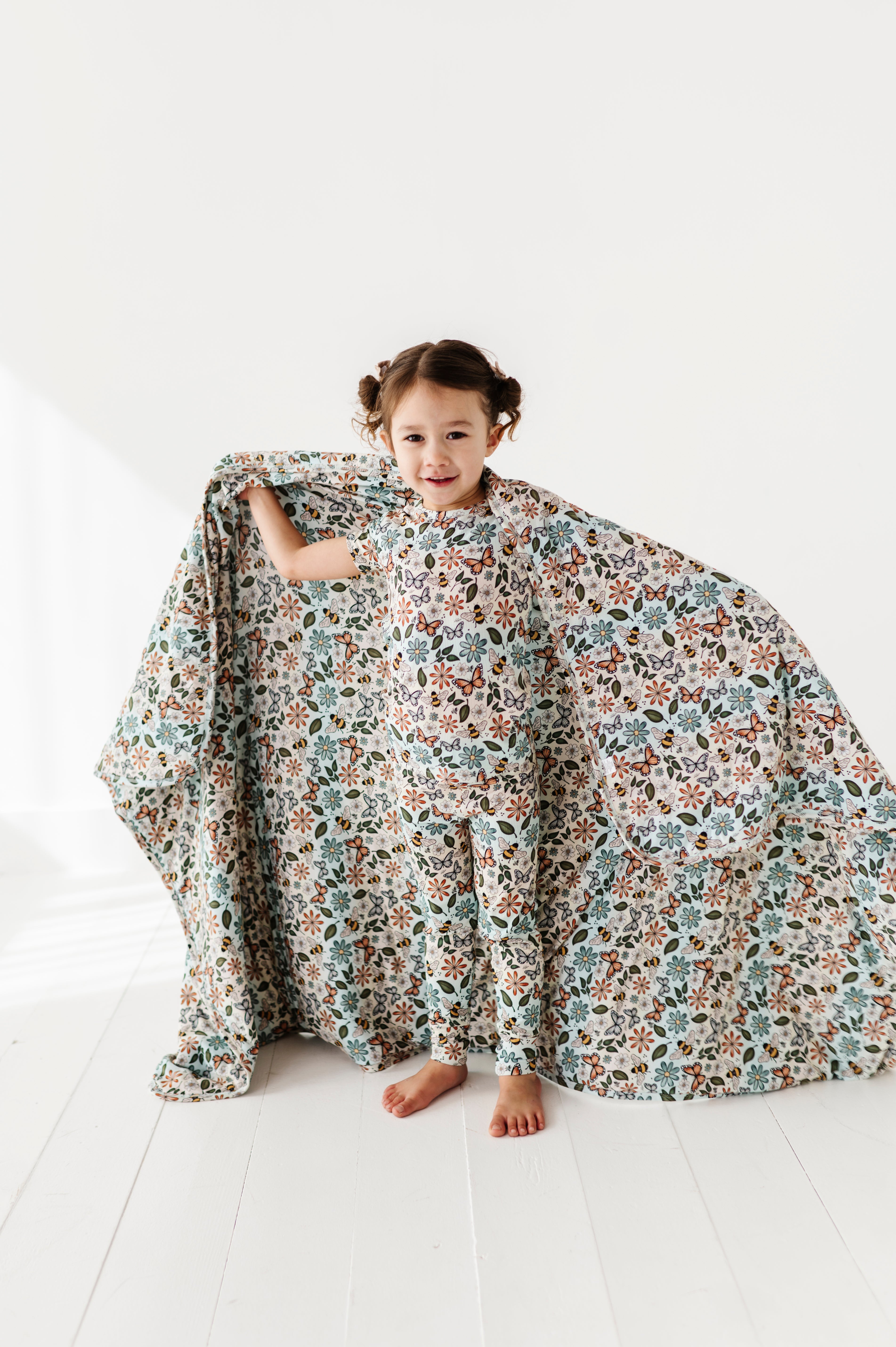 TODDLER BLANKIE - BUZZING BLOSSOMS