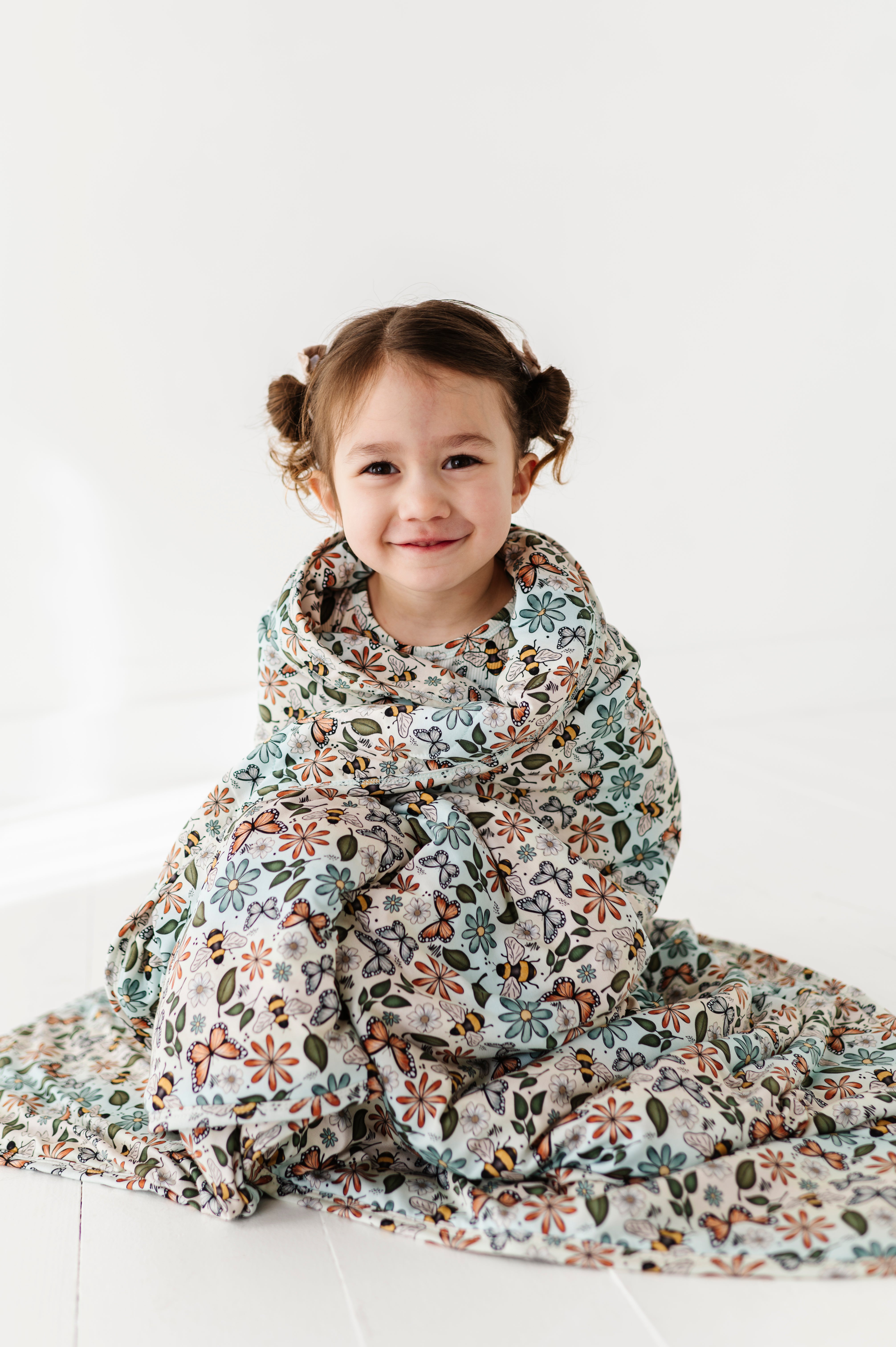 TODDLER BLANKIE - BUZZING BLOSSOMS