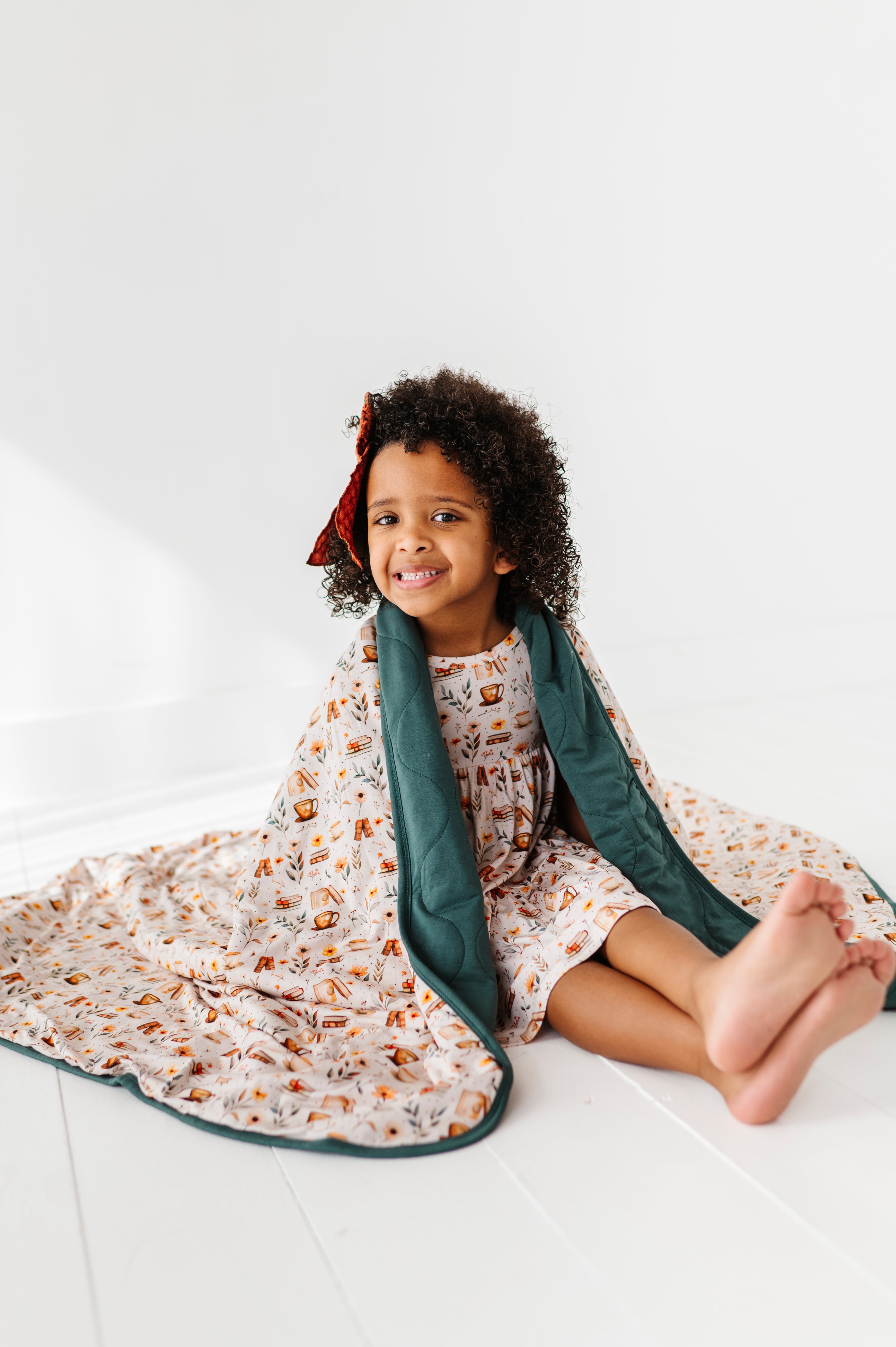 TIERED FLUTTER SLEEVE TWIRL WITH SHORTS - PERFECTLY BREWED