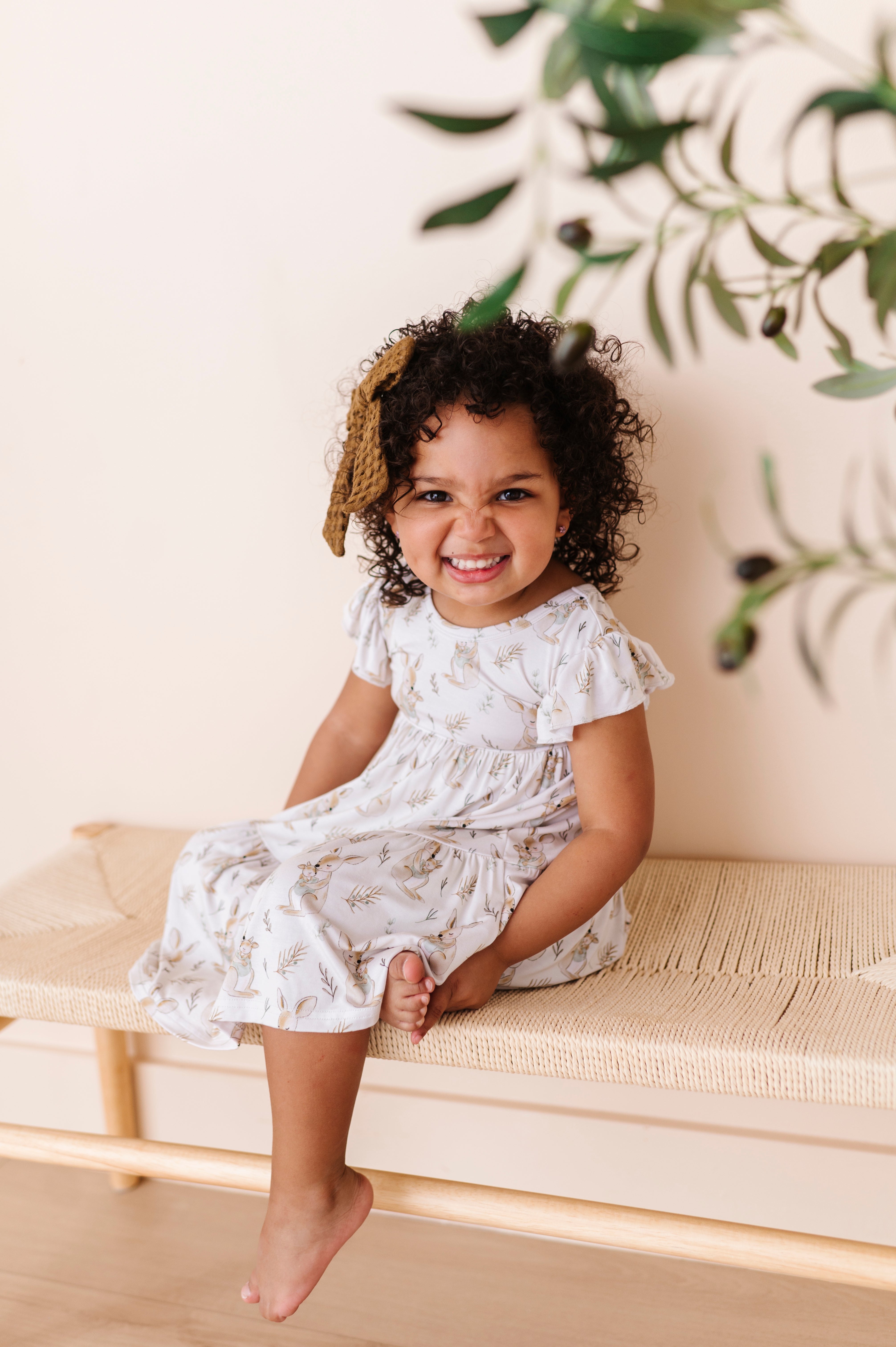 TIERED FLUTTER SLEEVE TWIRL WITH SHORTS - LOVE ROO SO MUCH