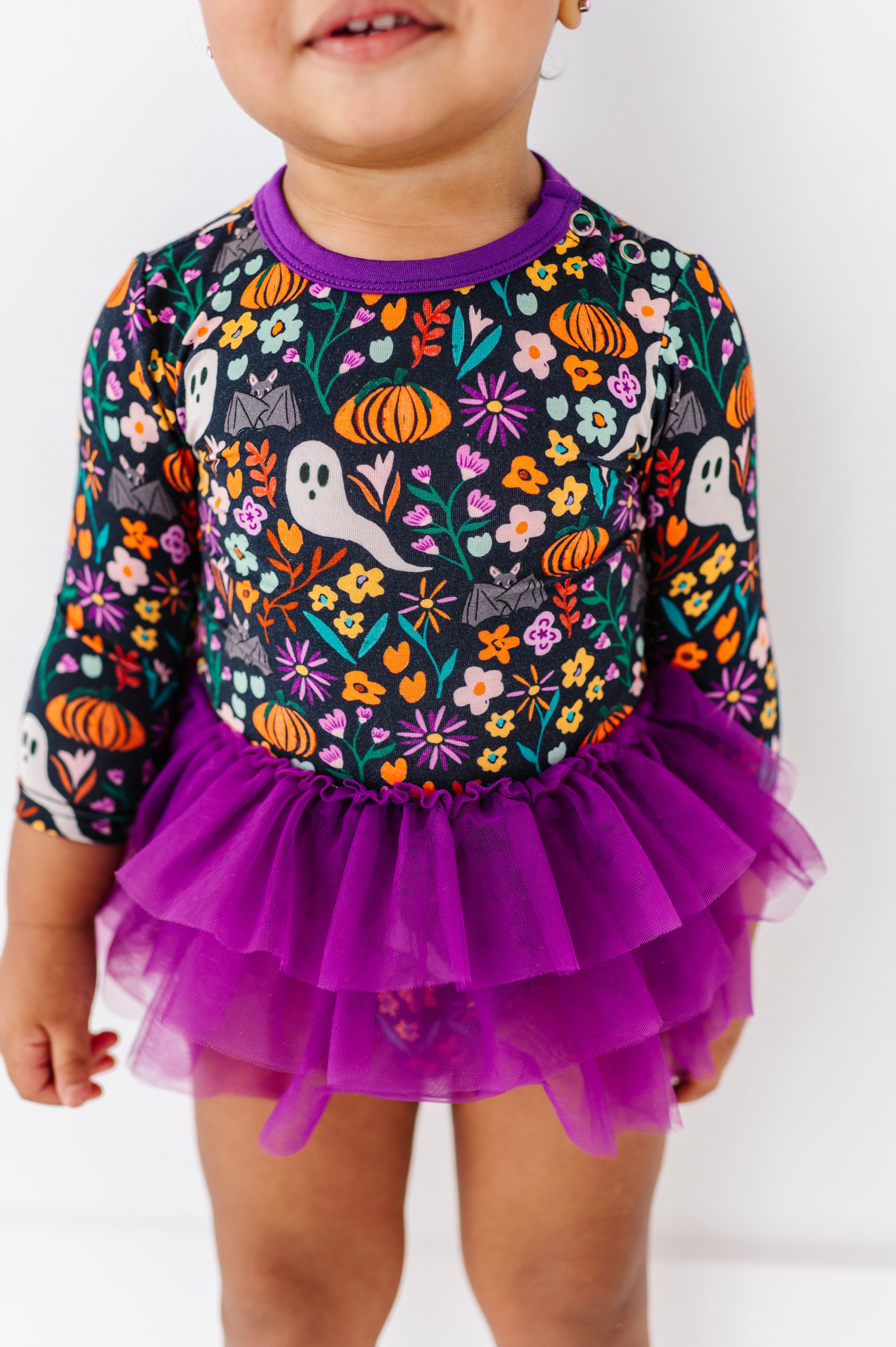 BODYSUIT LONG SLEEVE TULLE DRESS - BOOTANICAL BASH