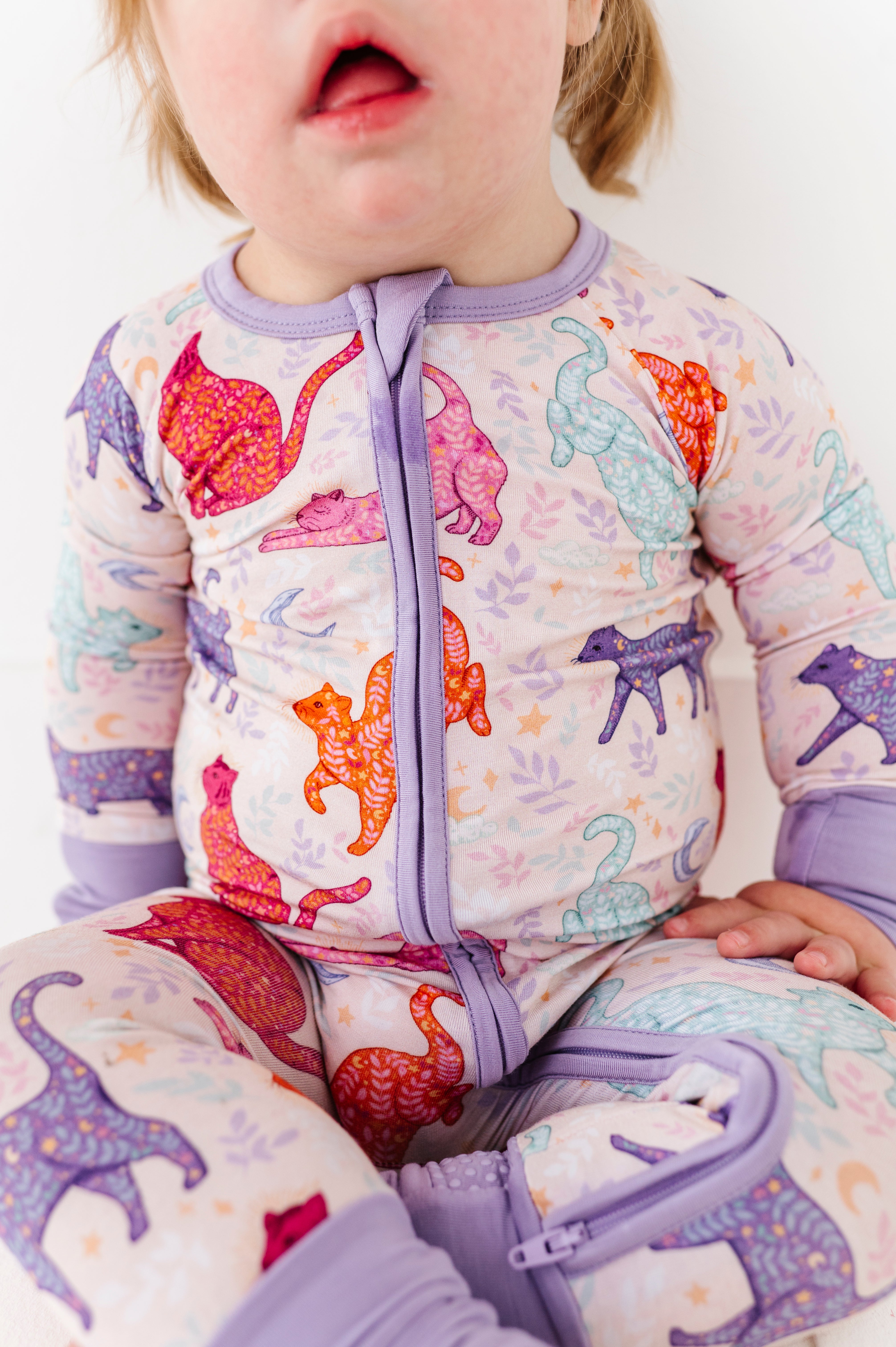 ZIP JAMMIES - KOSMIC KITTIES