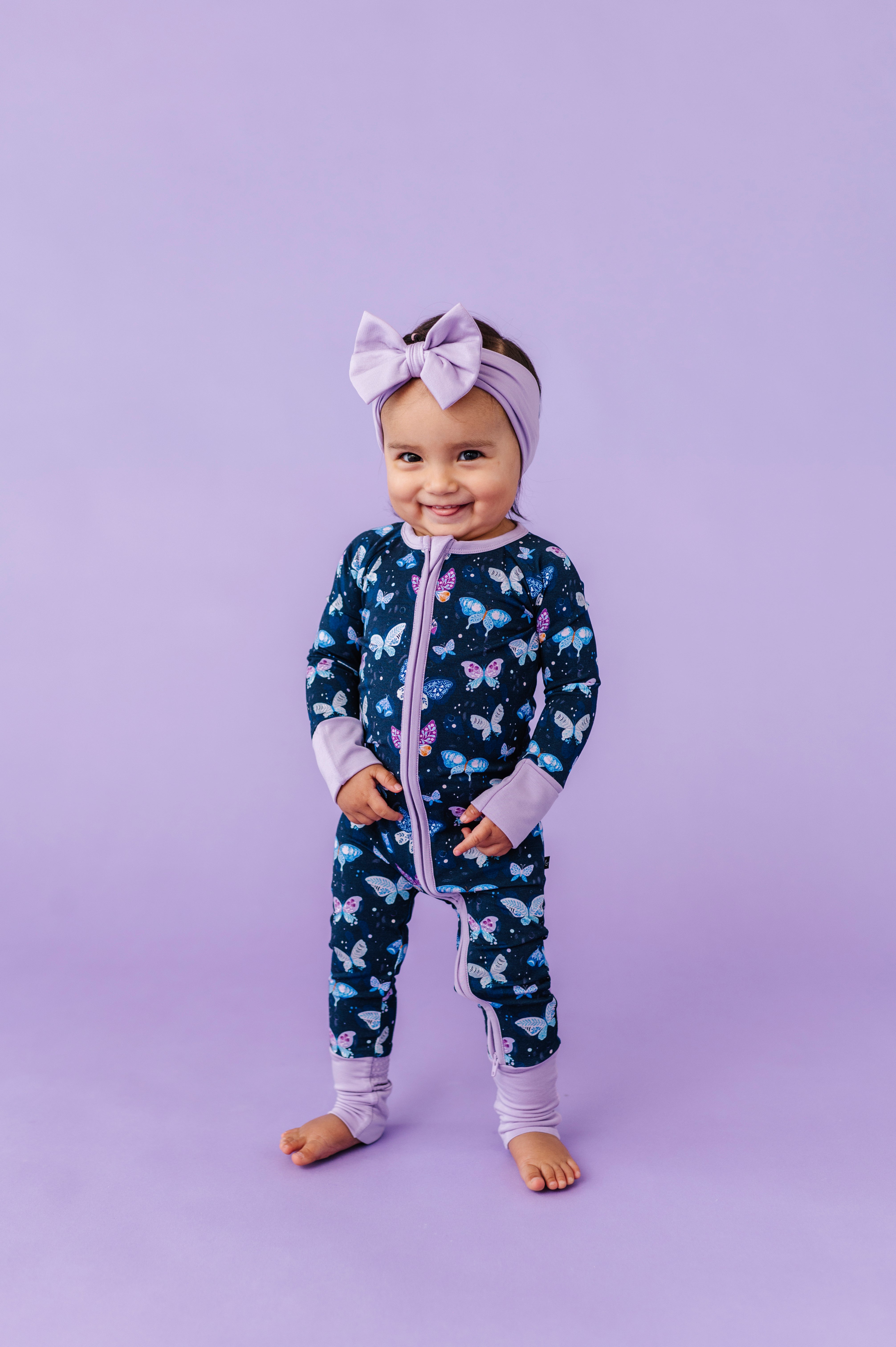 ZIP JAMMIES - INDIGO SKIES