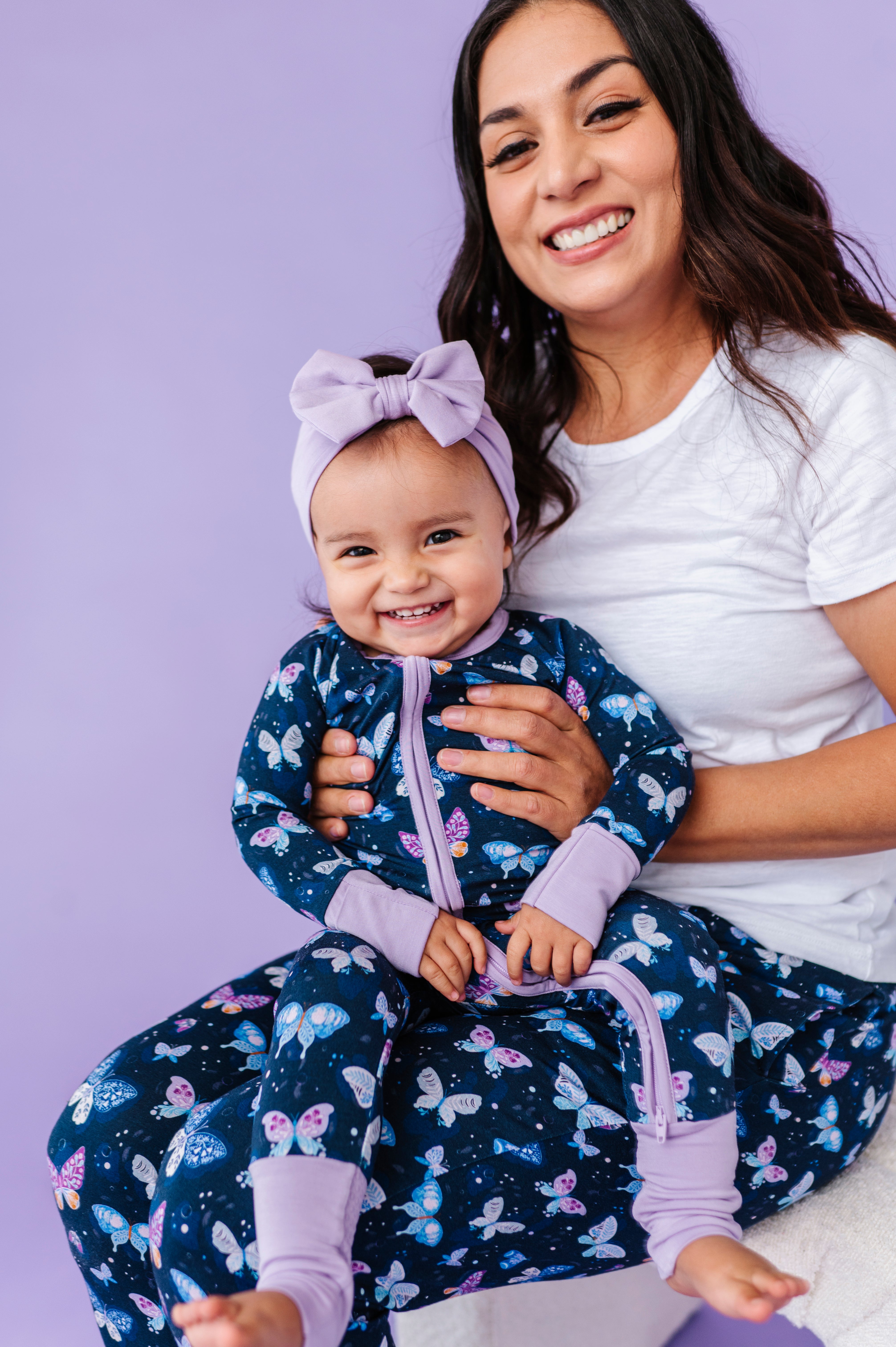 ZIP JAMMIES - INDIGO SKIES