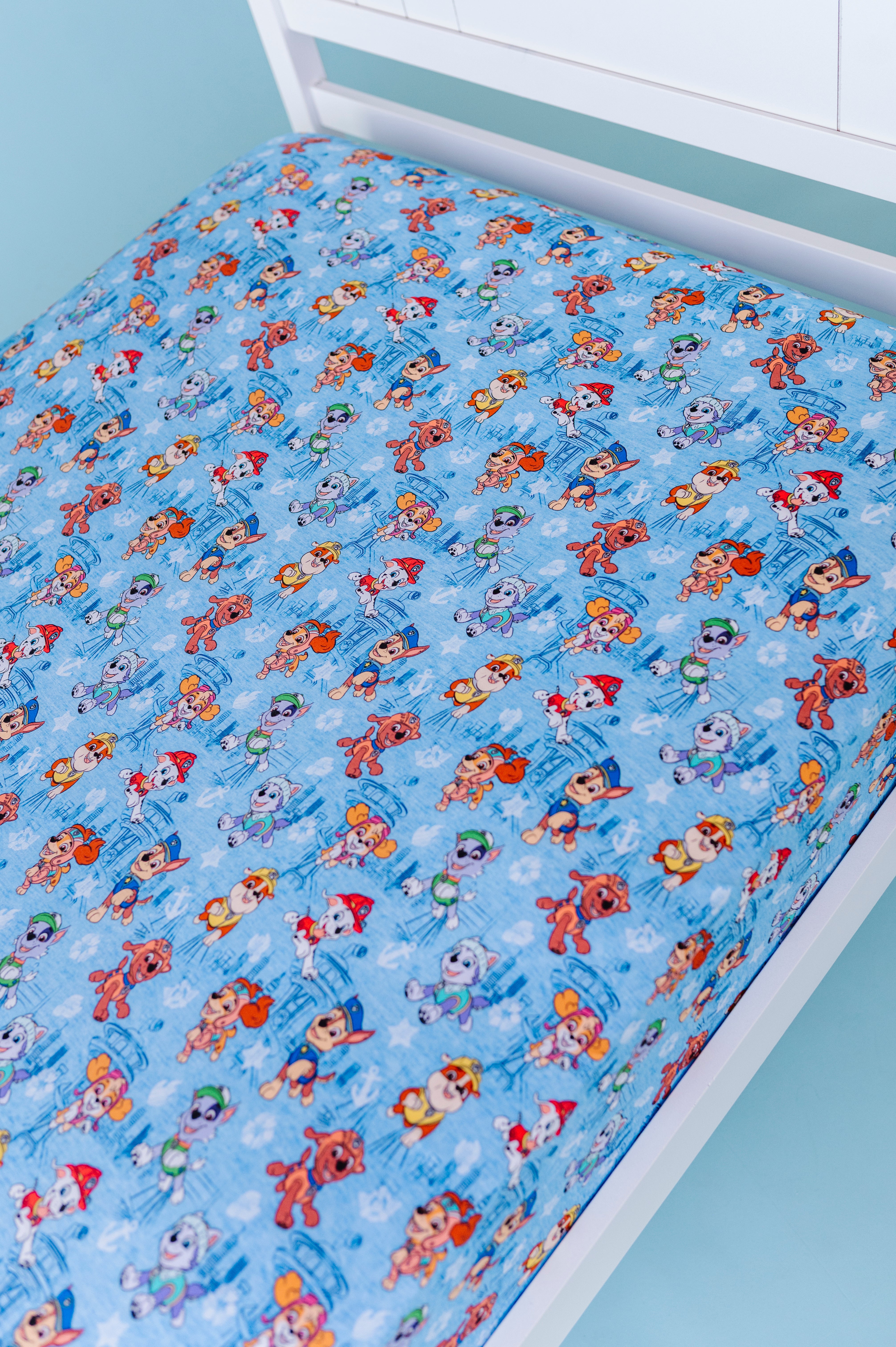 Twin Fitted Sheet - Paw Patrol™ On A Roll!