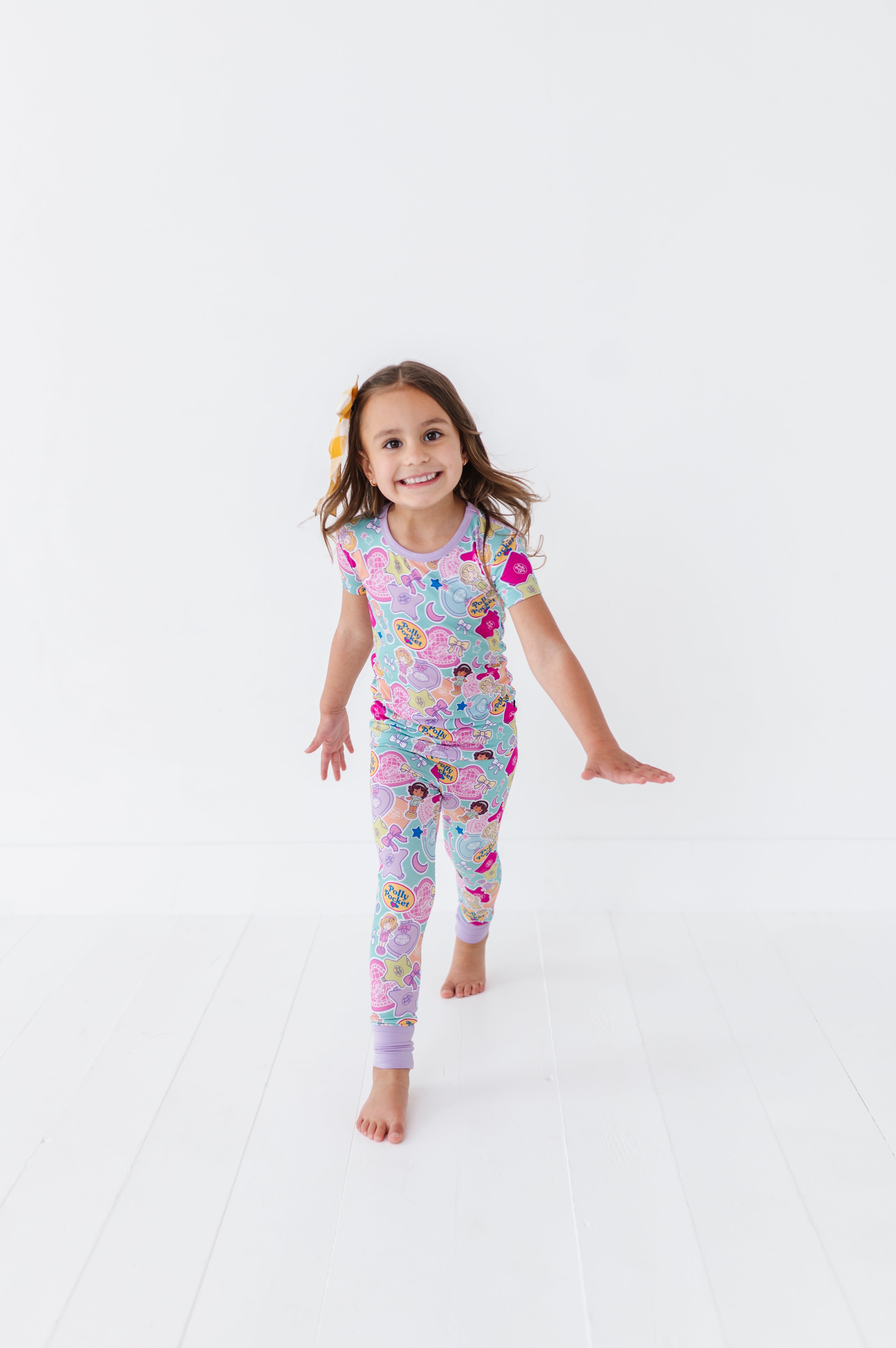 TWO PIECE SHORT SLEEVE WITH PANTS JAMMIES - TINY IS MIGHTY