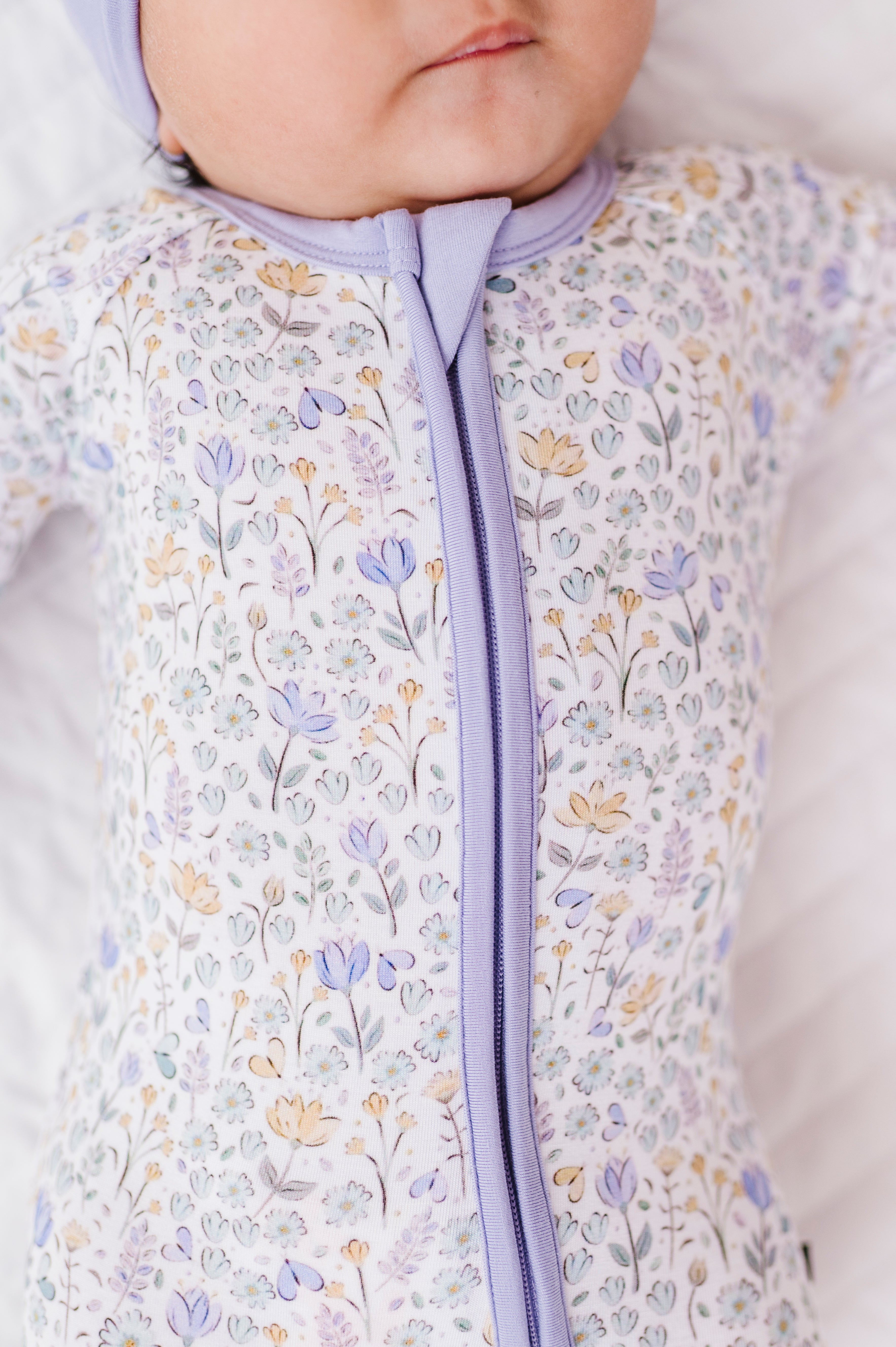 ZIP JAMMIES - LILAC VALLEY