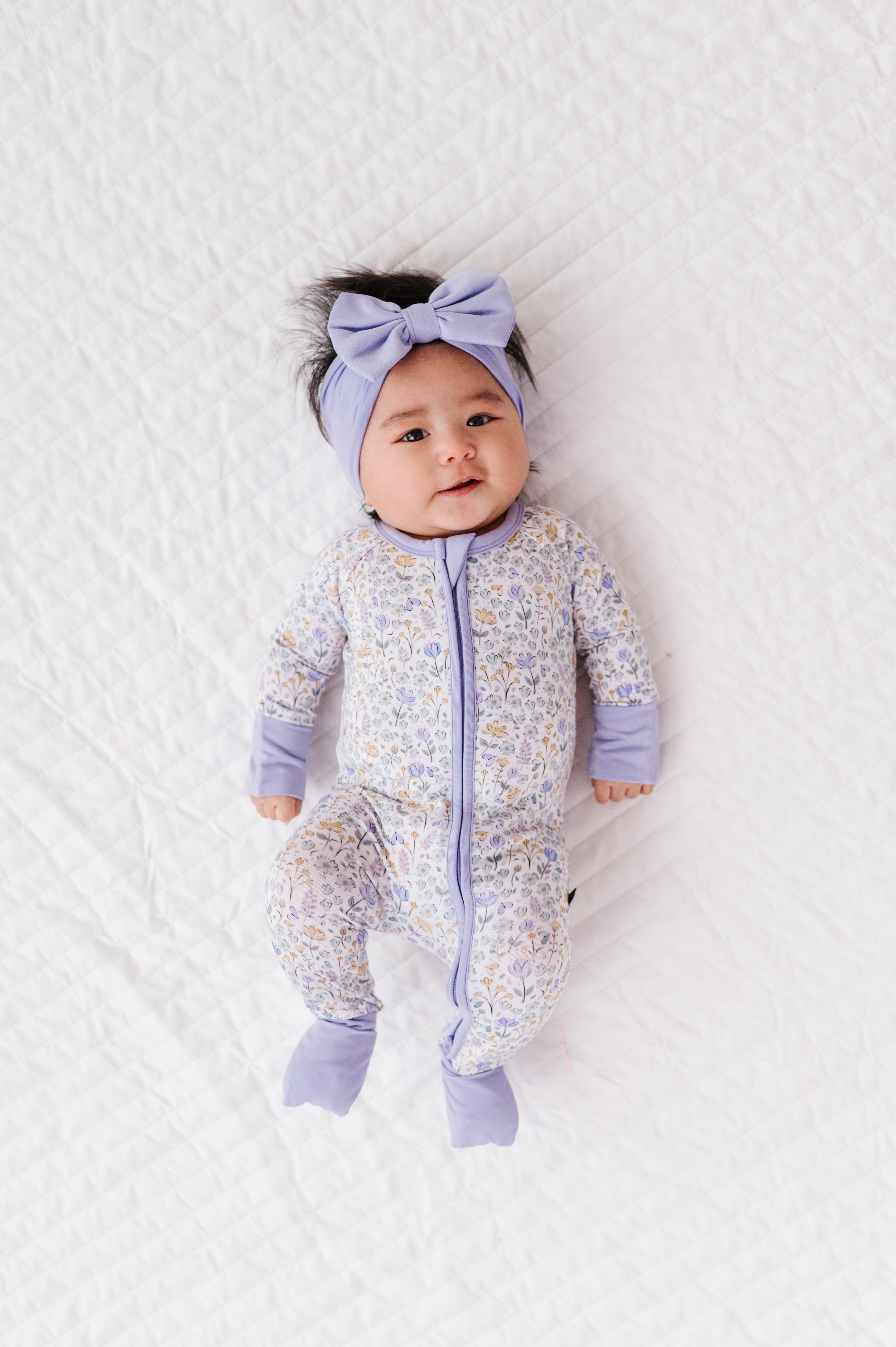 ZIP JAMMIES - LILAC VALLEY