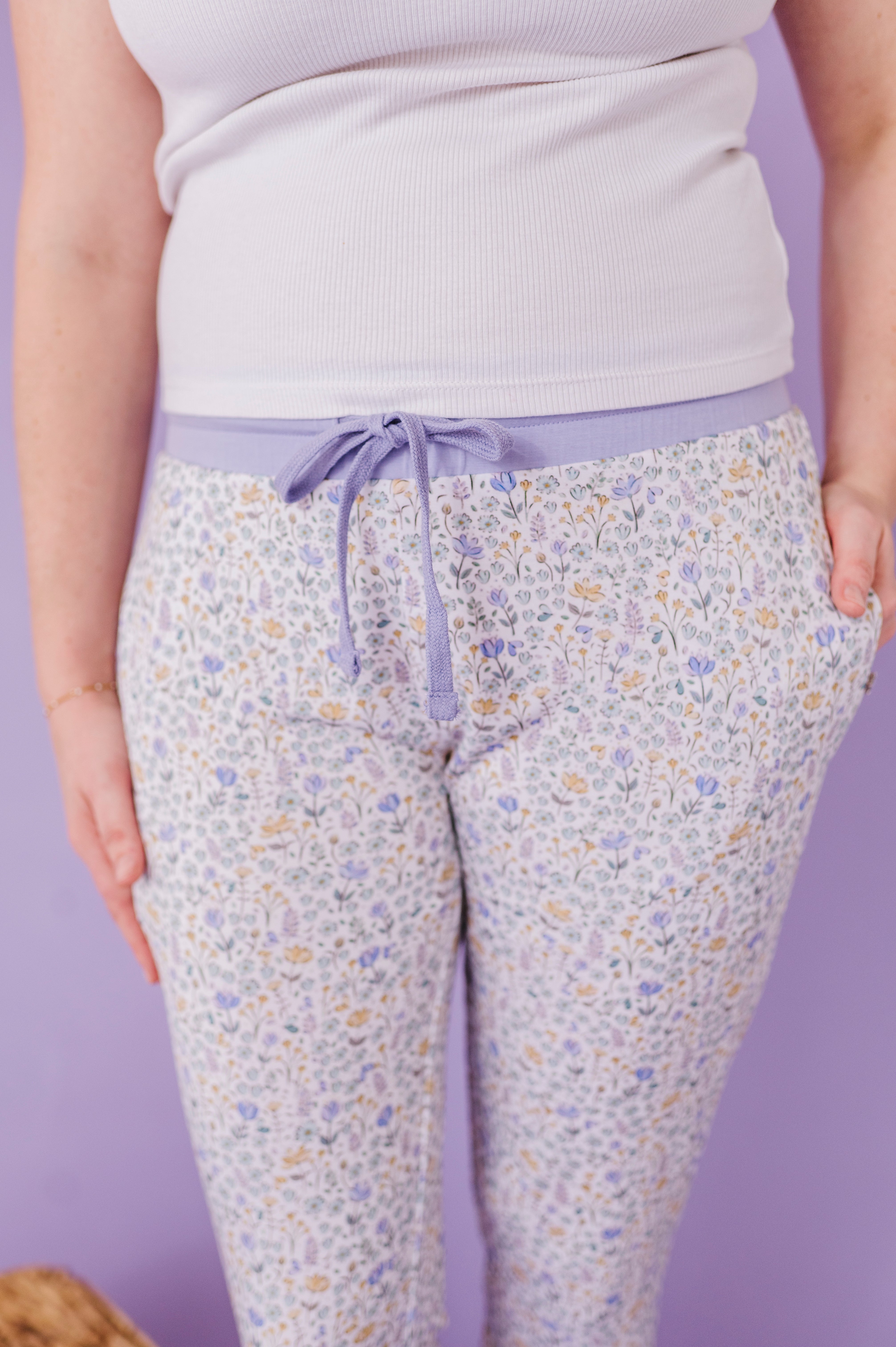 WOMEN'S SLEEPY PANTS - LILAC VALLEY