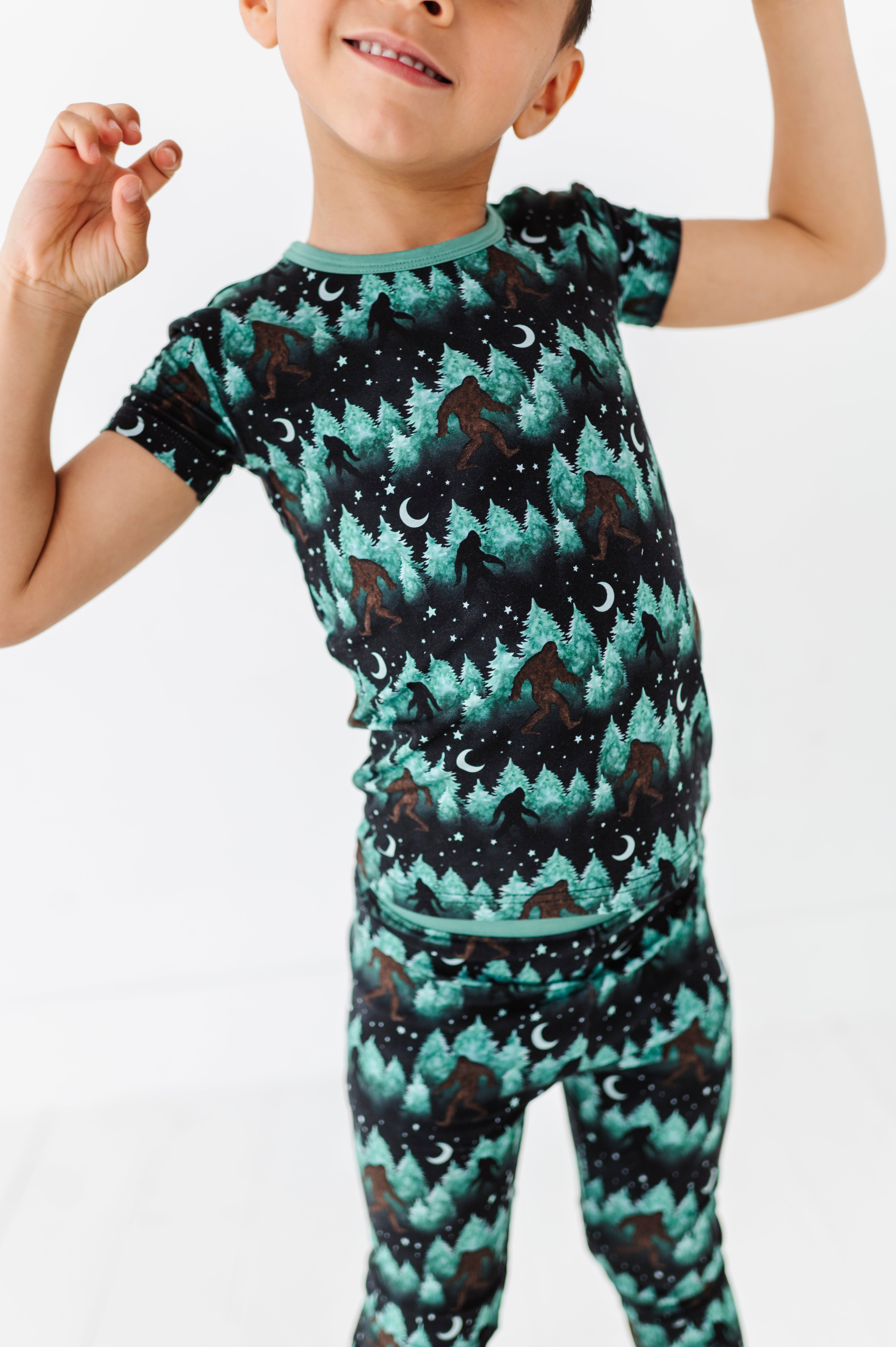 TWO PIECE SHORT SLEEVE WITH PANTS JAMMIES - GONE SQUACHIN’