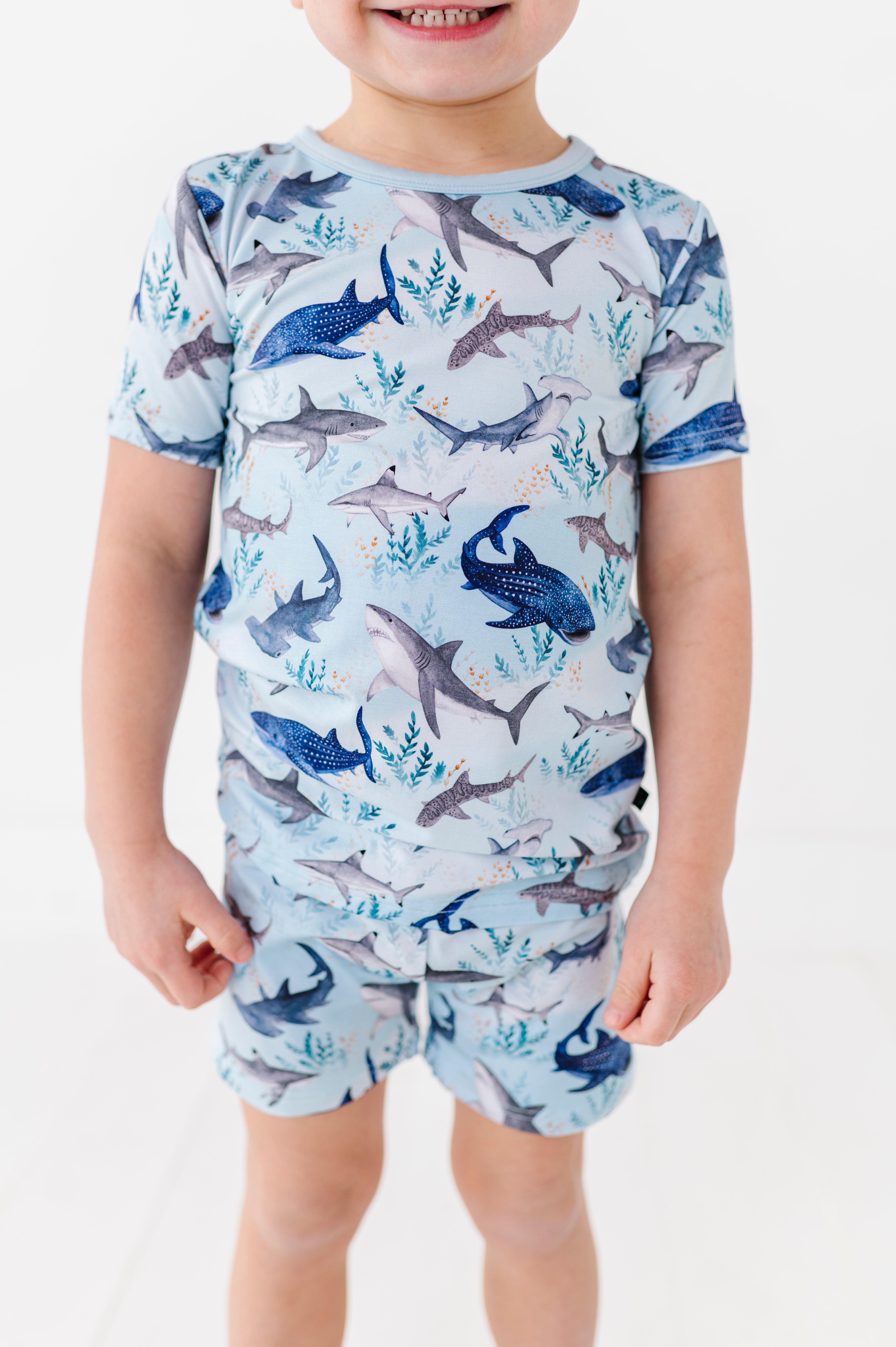 TWO PIECE SHORT JAMMIES - NO BULLSHARK