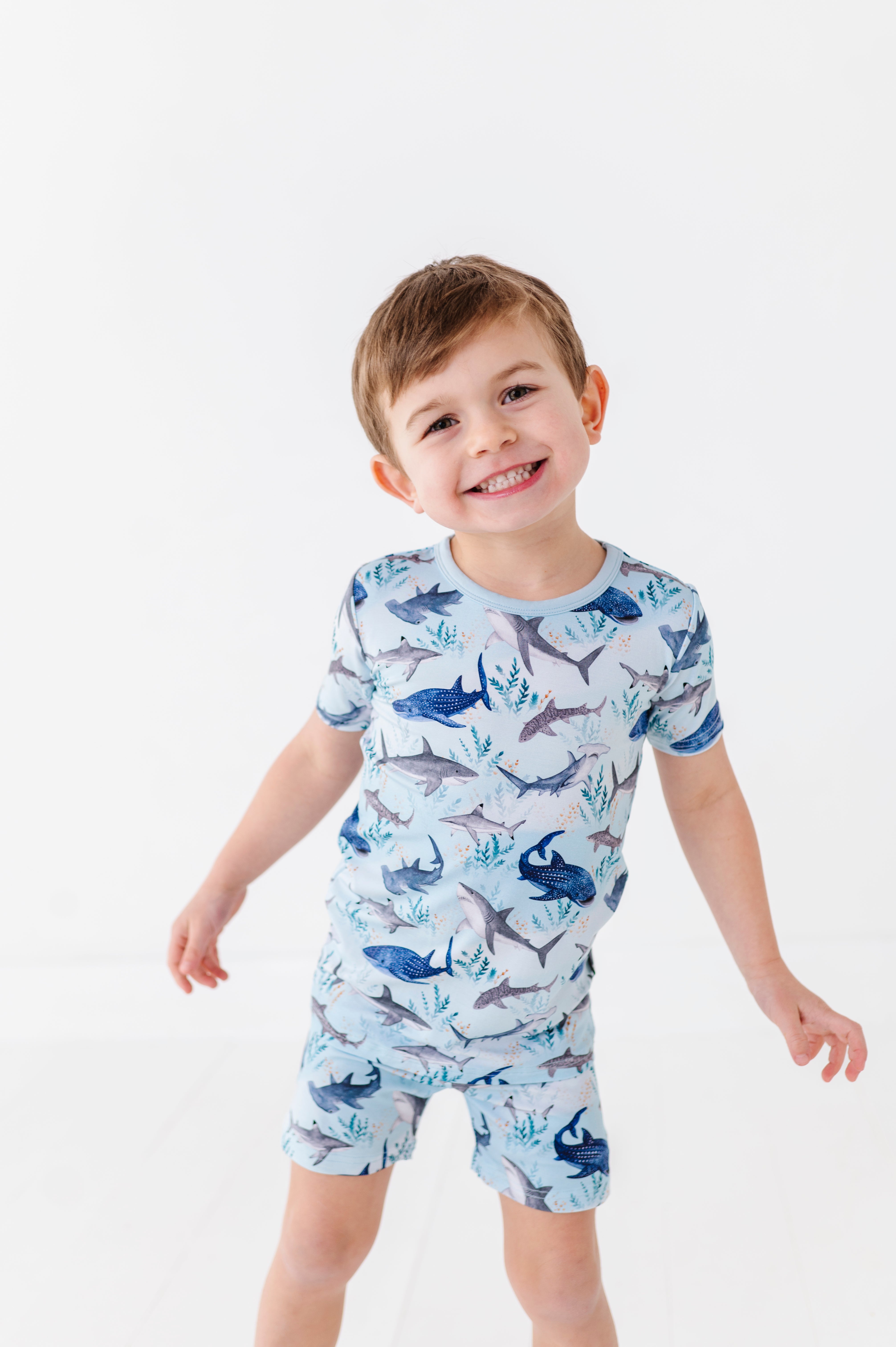 TWO PIECE SHORT JAMMIES - NO BULLSHARK