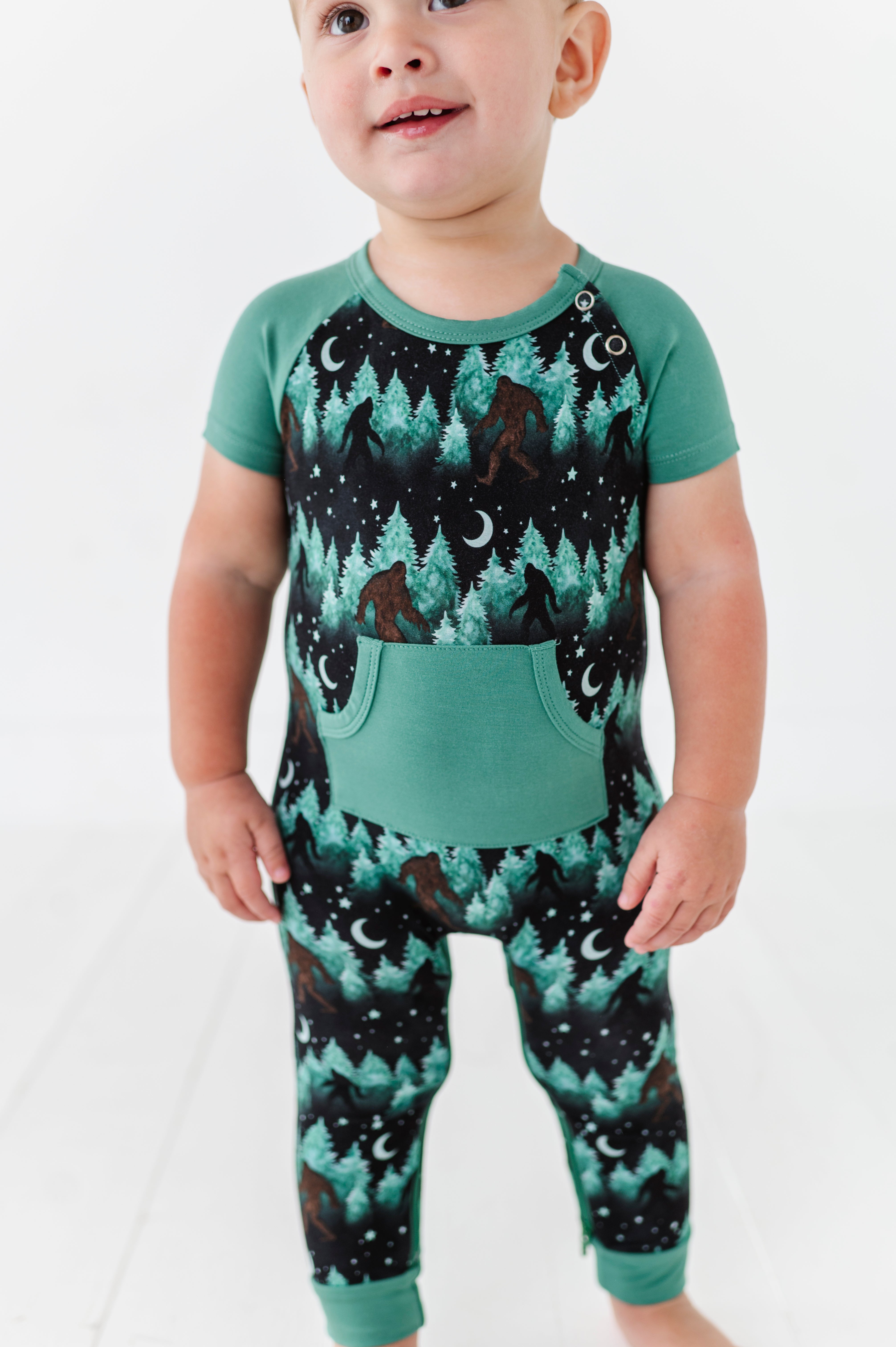 ZIP SHORT SLEEVE LONGALL - GONE SQUACHIN'