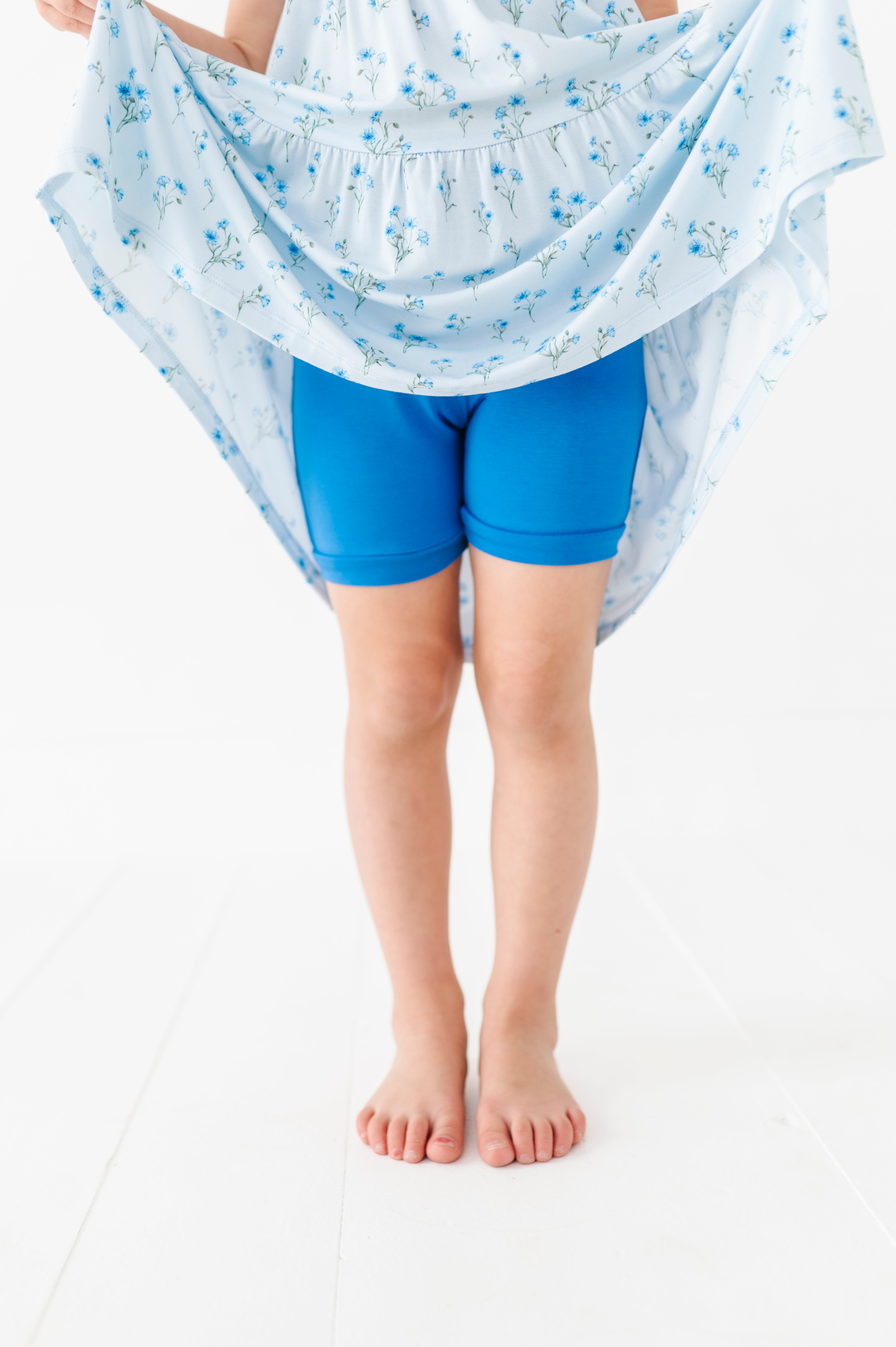 TIERED FLUTTER SLEEVE TWIRL WITH SHORTS - FIELDS OF HOPE