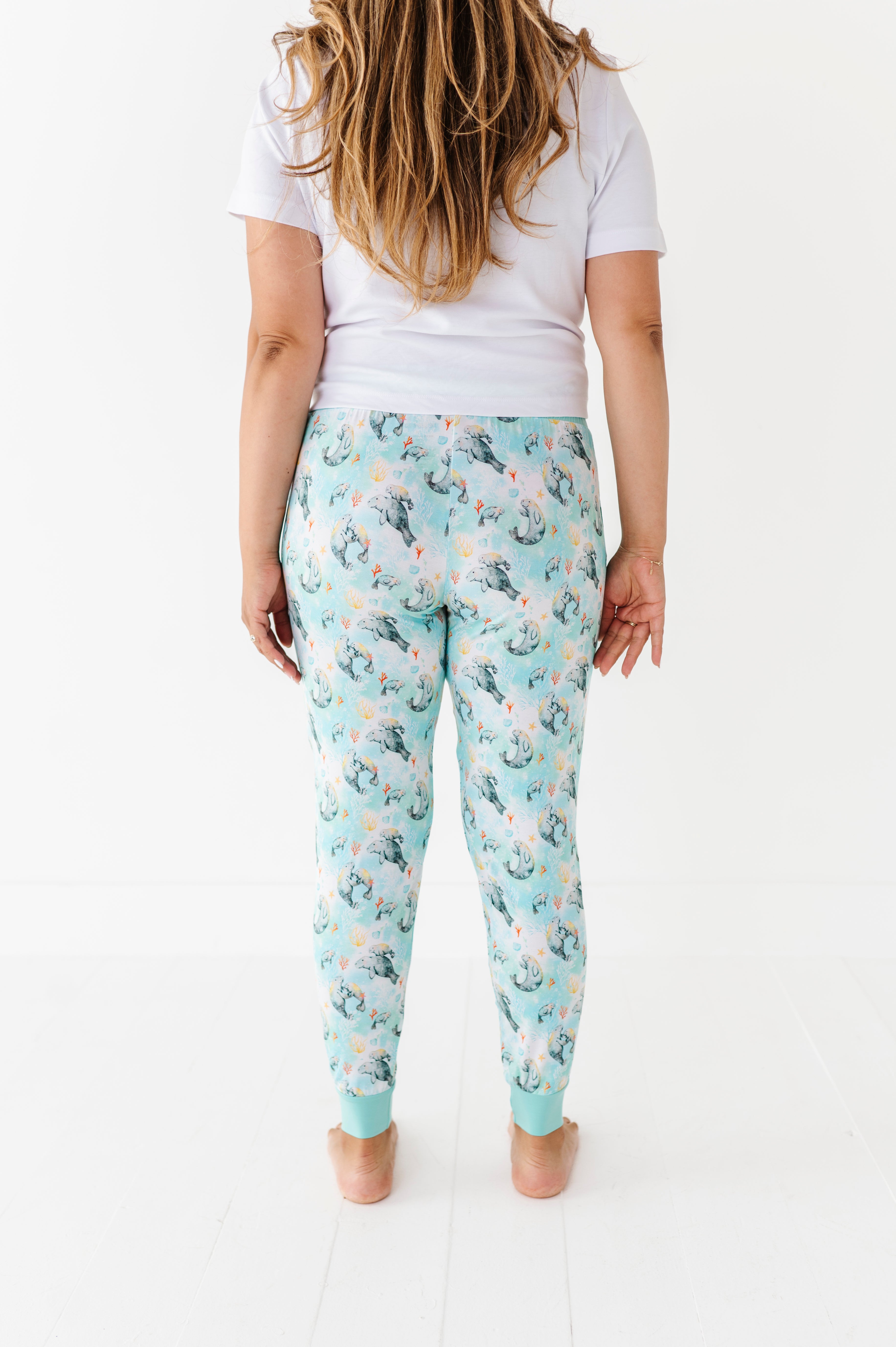 WOMEN'S SLEEPY PANTS - SEA COW
