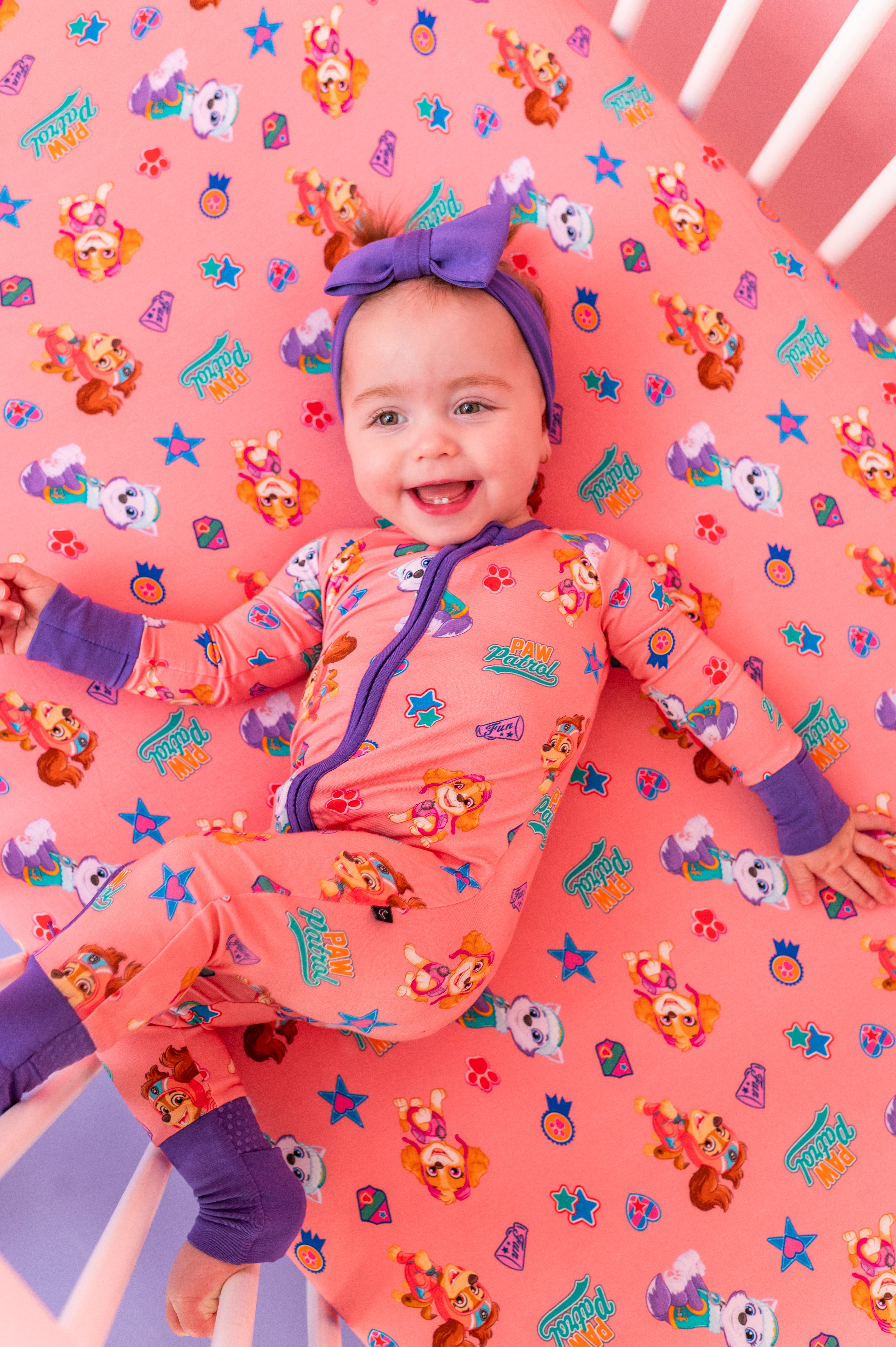 CRIB SHEET - PAW PATROL™ ALL-STARS PAWfect Pink Crew