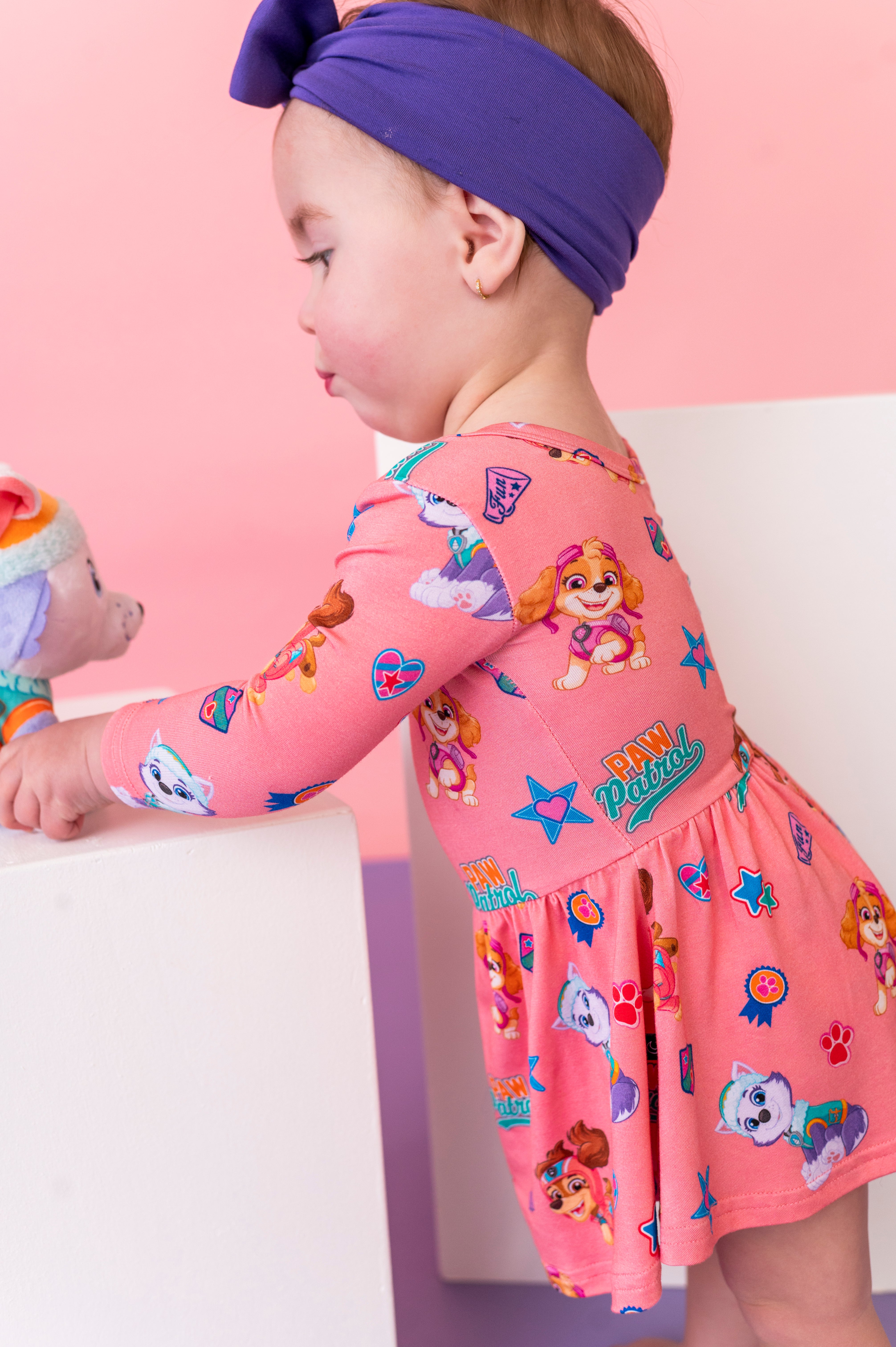 BODYSUIT TWIRL DRESS - PAW PATROL™ ALL-STARS PAWfect Pink Crew