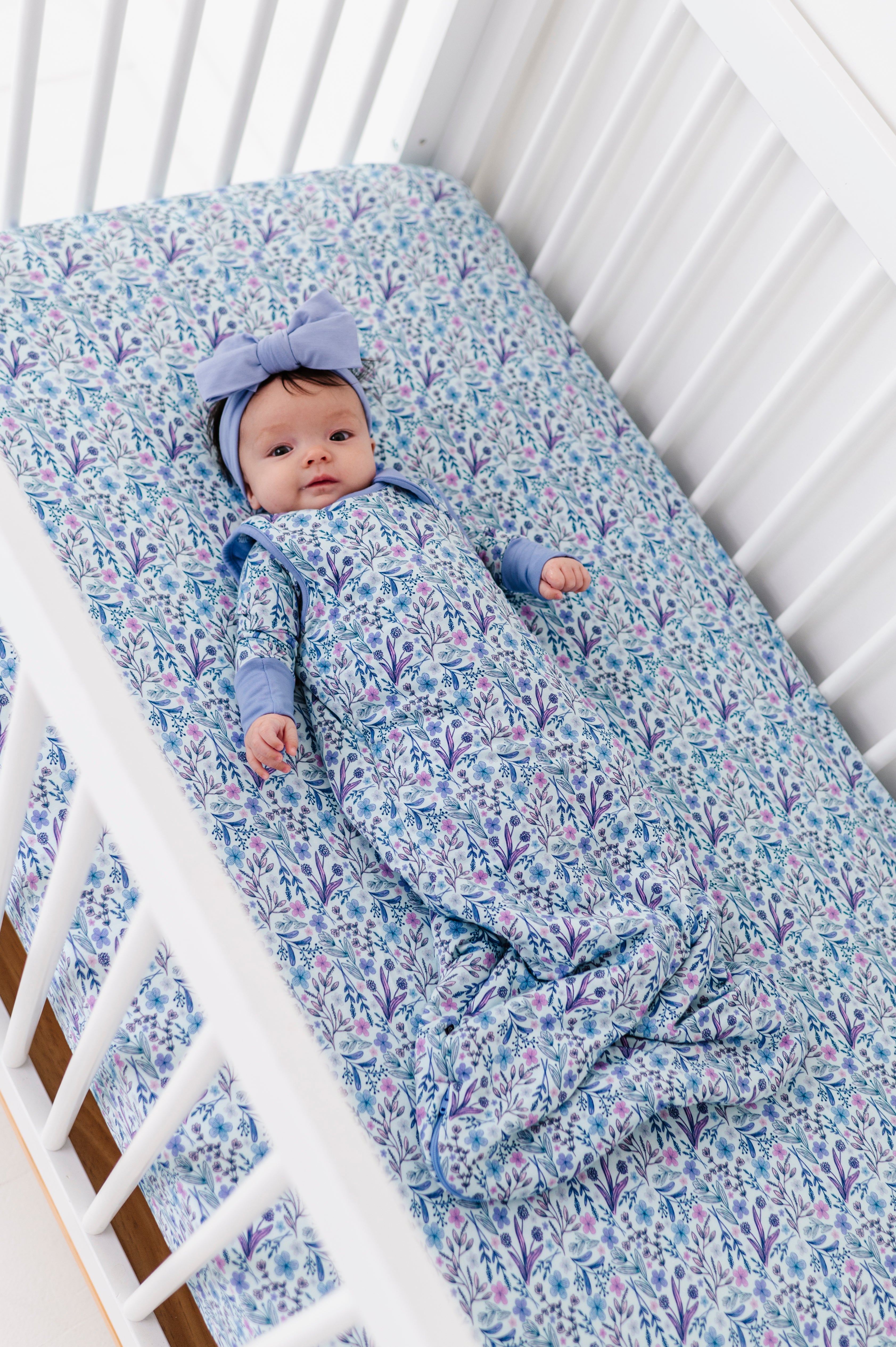 CRIB SHEET - LAVENDER LOVE
