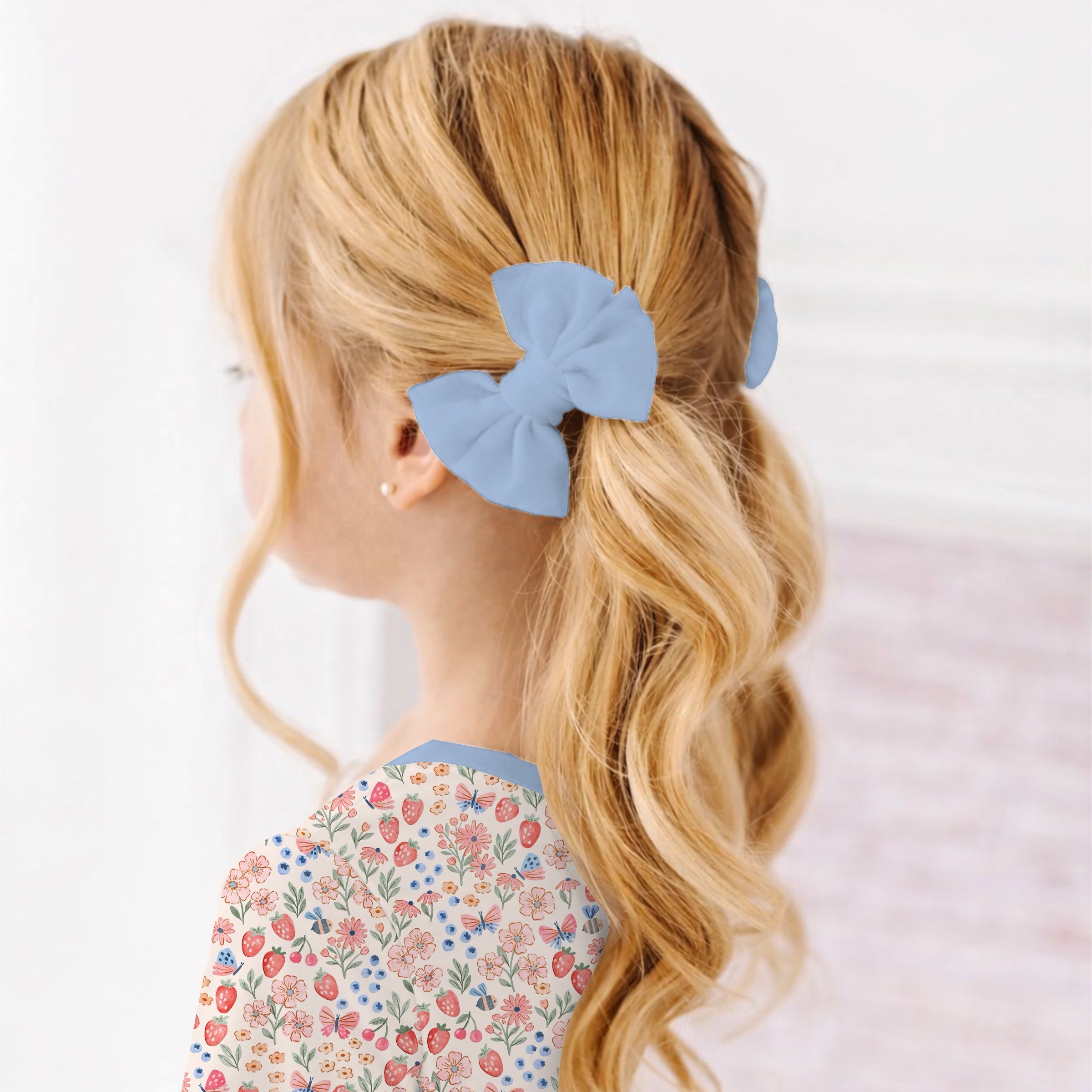 Preorder Mini Clip Bows - Berry Blossom