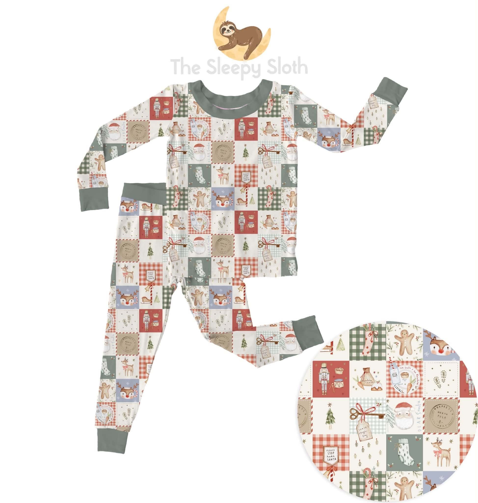 Preorder Two Piece Jammies - Merry Mosaic