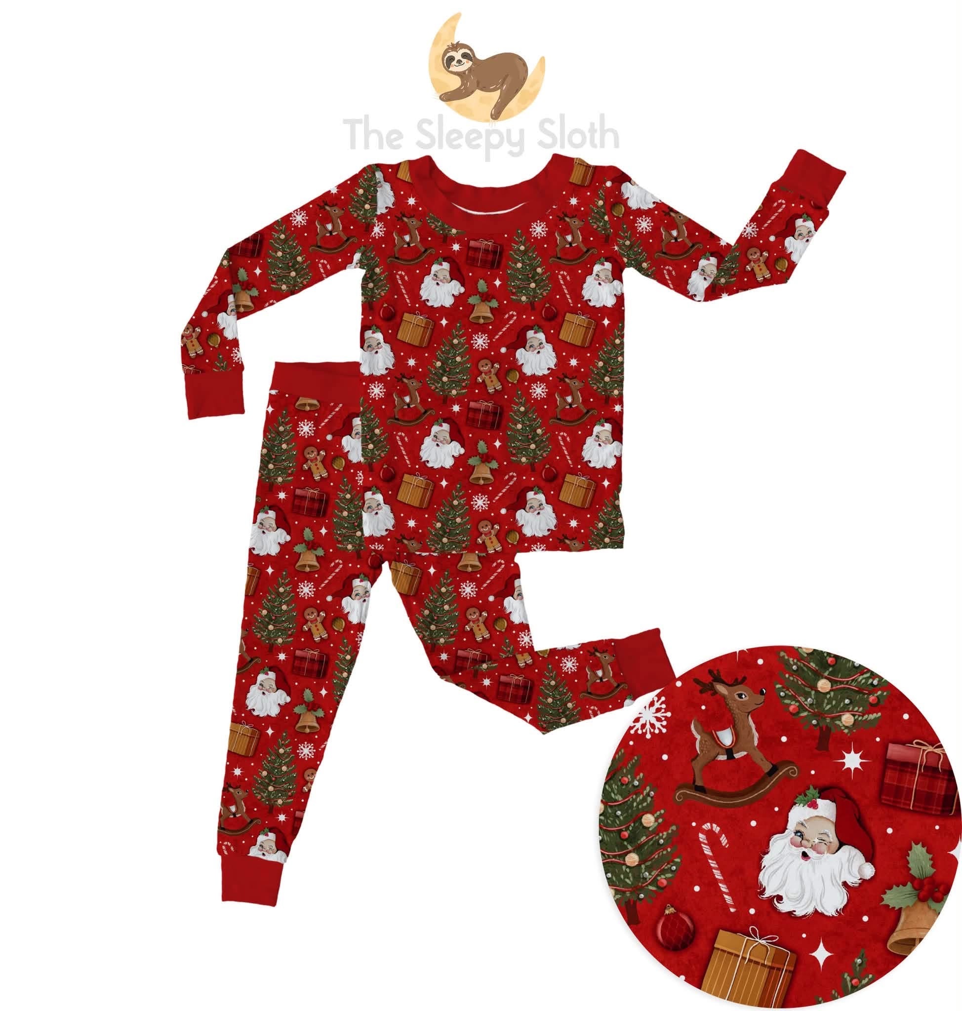 Preorder Two Piece Jammies - Jolly St Nick
