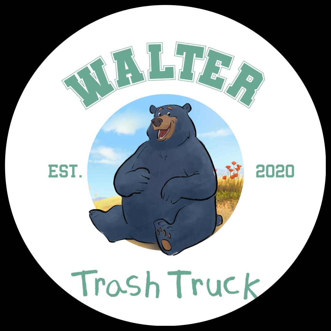 TRASH TRUCK VARSITY CREWNECK - WALTER