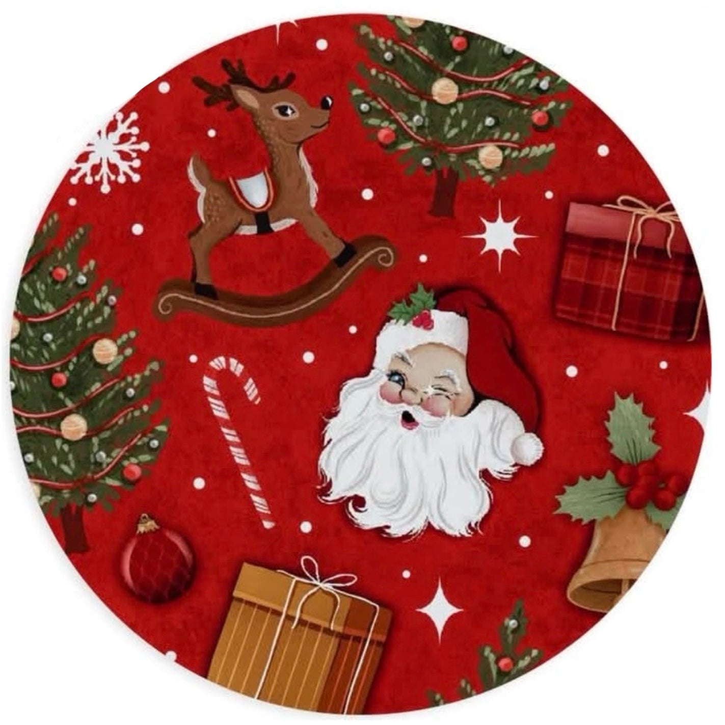 Preorder Solid Bow - Jolly St Nick