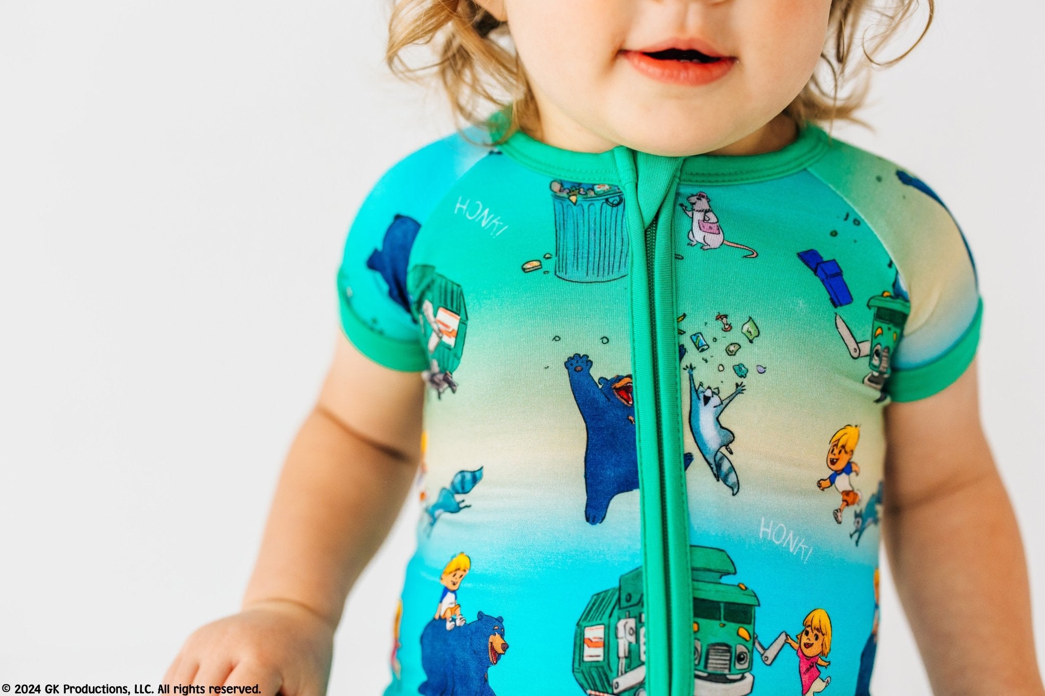 ADAPTIVE SHORTIE - Honk! Honk! - The Sleepy Sloth