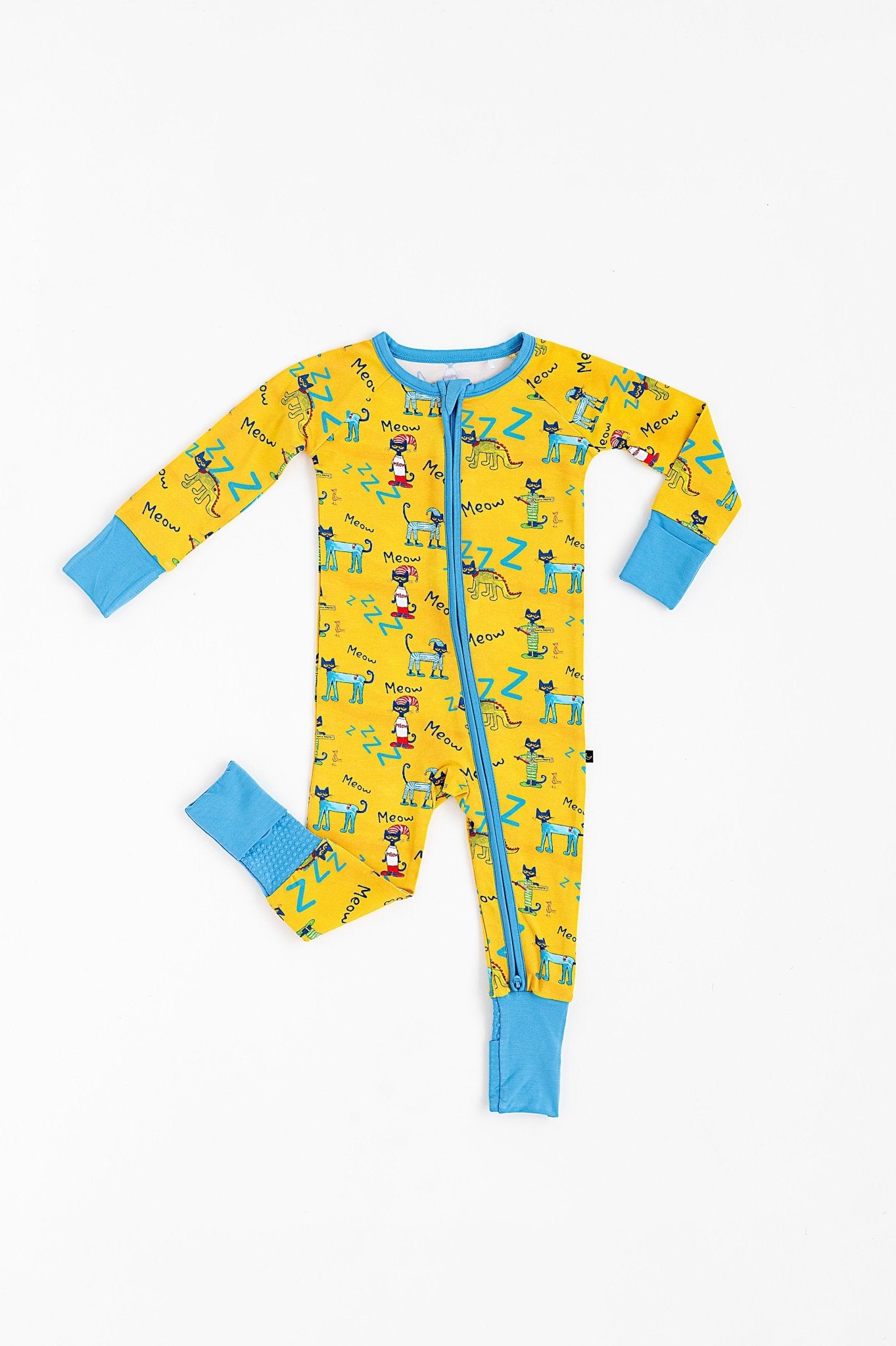 ADAPTIVE ZIP JAMMIES - BEDTIME BLUES - The Sleepy Sloth