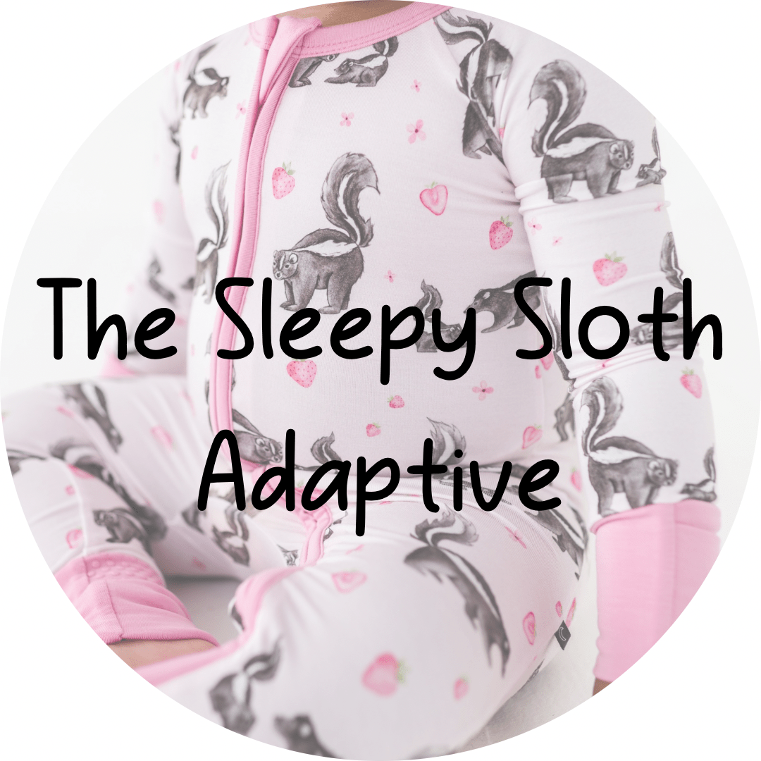 ADAPTIVE ZIP JAMMIES - BERRY SWEET - The Sleepy Sloth