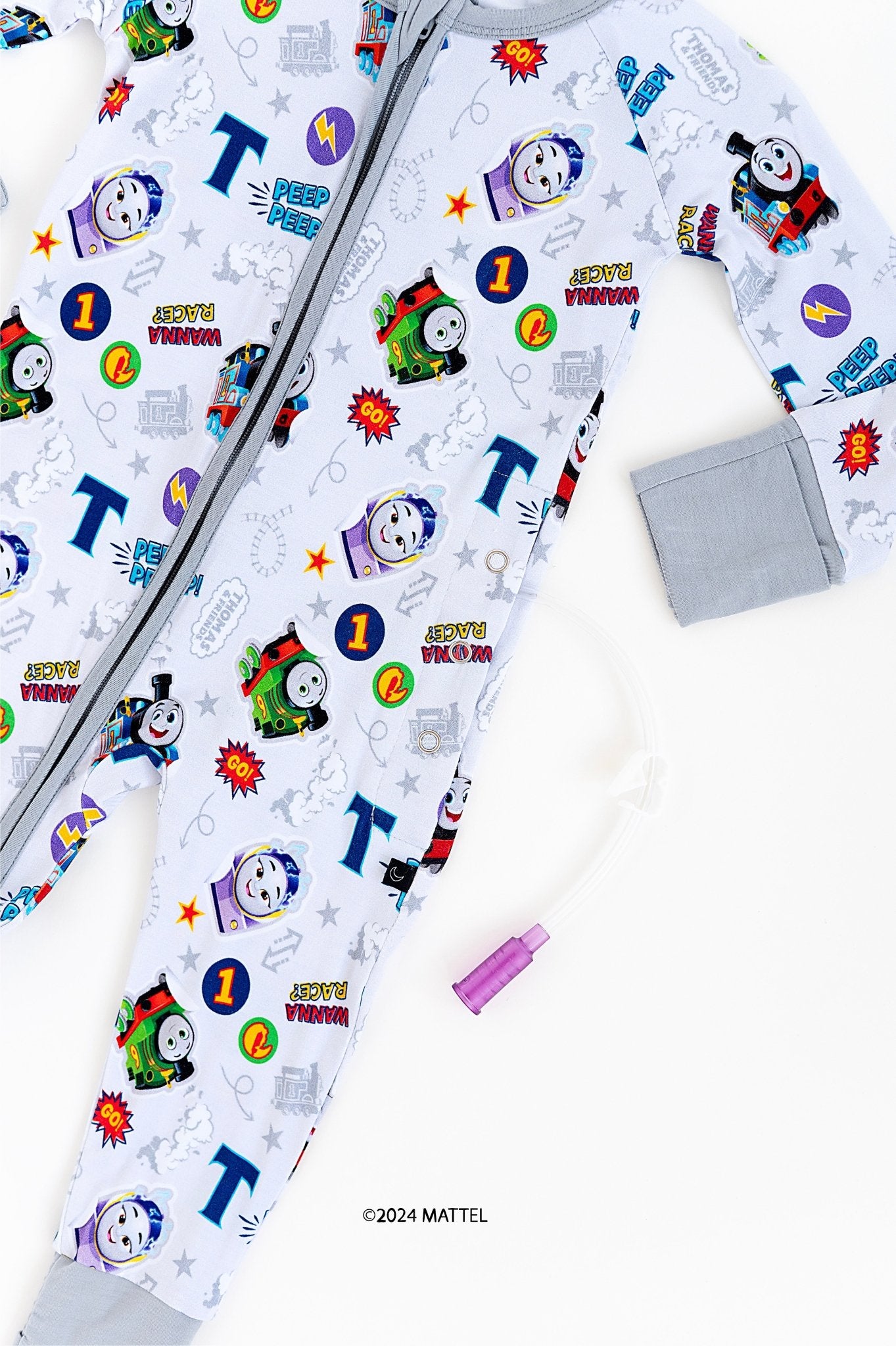 ADAPTIVE ZIP JAMMIES - FAST FRIENDS - The Sleepy Sloth