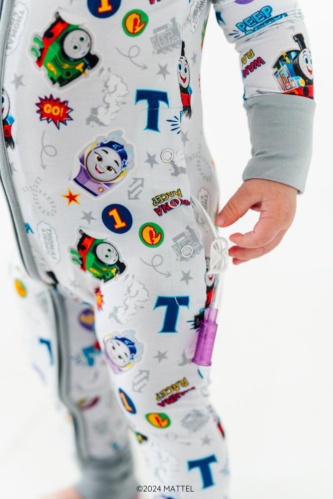 ADAPTIVE ZIP JAMMIES - FAST FRIENDS - The Sleepy Sloth