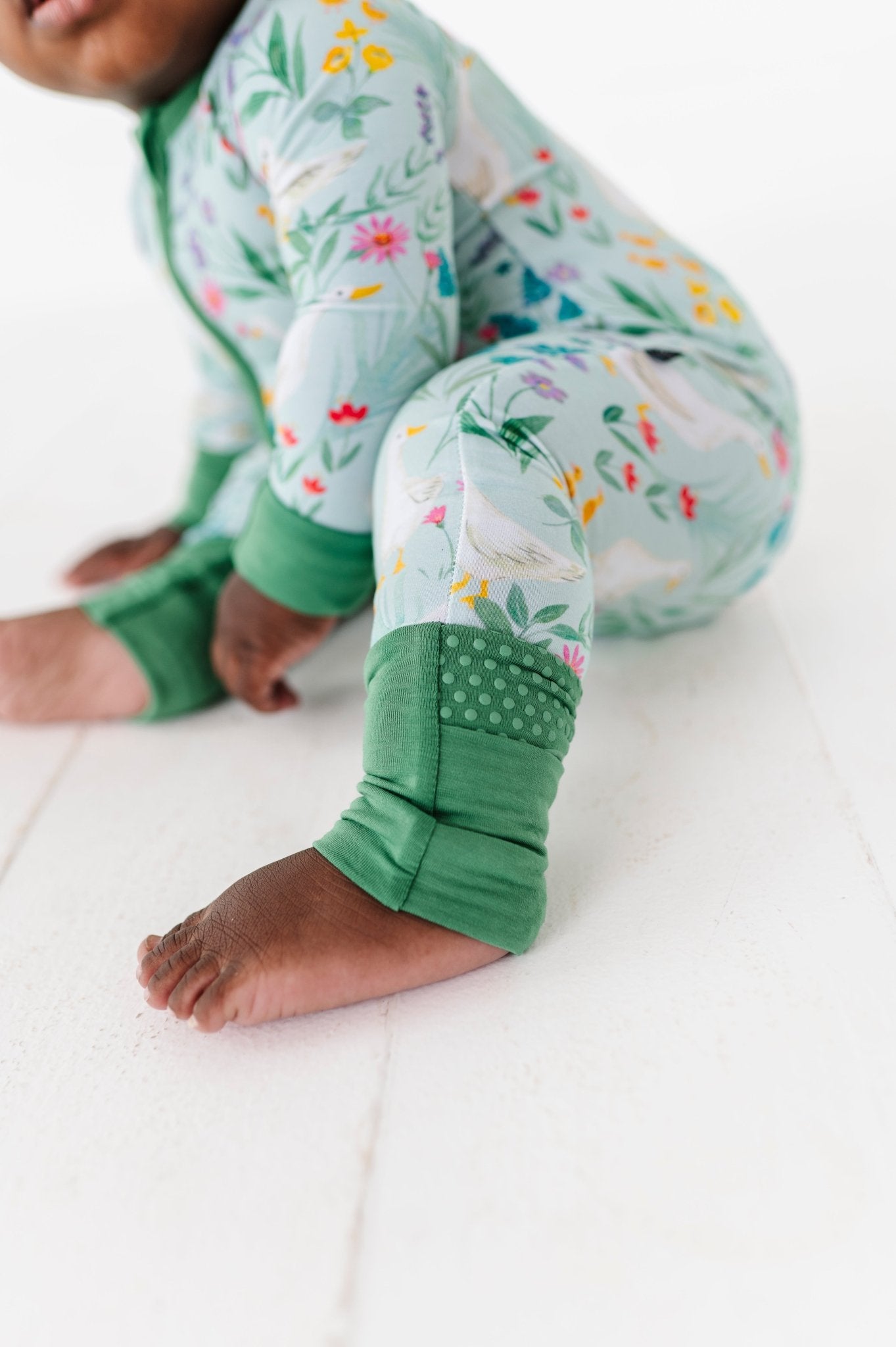 ADAPTIVE ZIP JAMMIES - SILLY GOOSE - The Sleepy Sloth