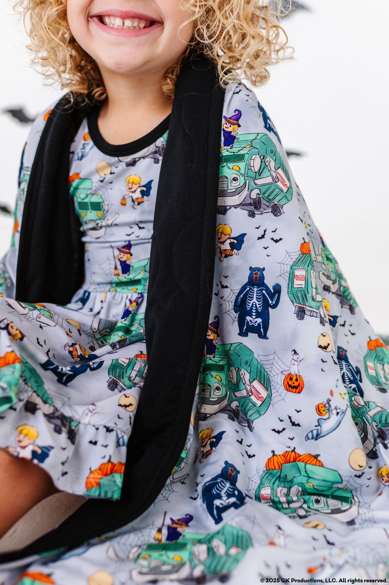 ADULT BLANKIE - A TRASH TRUCK™ HALLOWEEN - The Sleepy Sloth