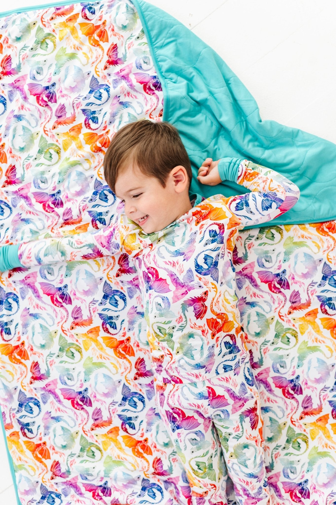 ADULT BLANKIE - RAINBOW TAILS - The Sleepy Sloth