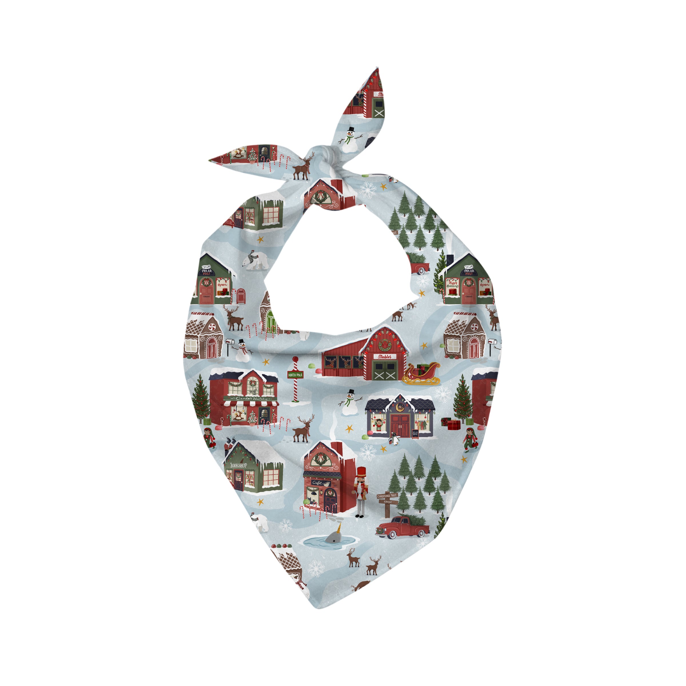 Preorder Pet Bandana - Santa's Village