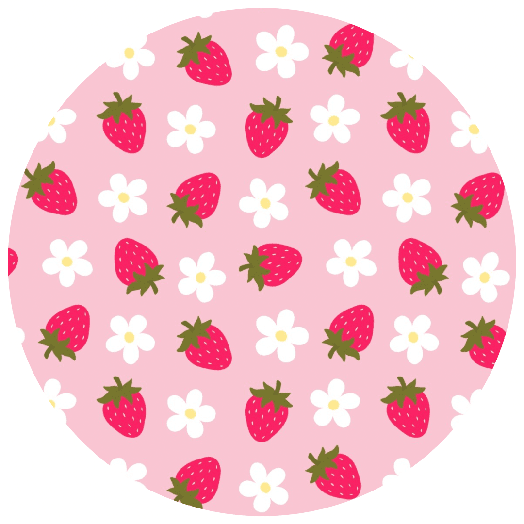 Big Clip Bow - STRAWBERRY FIELDS - The Sleepy Sloth