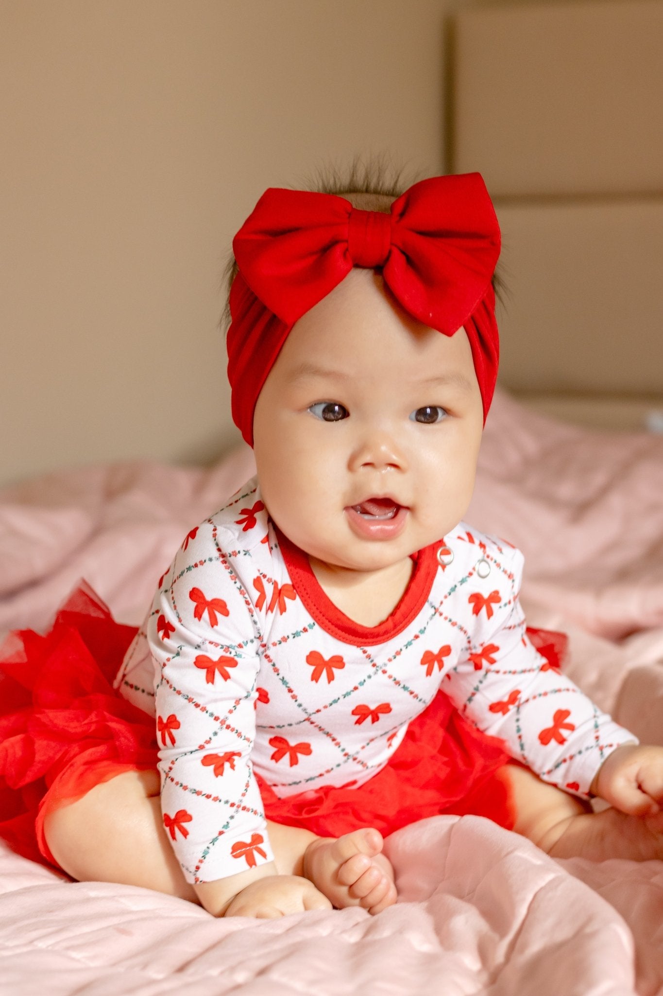 BODYSUIT LONG SLEEVE TULLE DRESS - BOW HO HO - The Sleepy Sloth