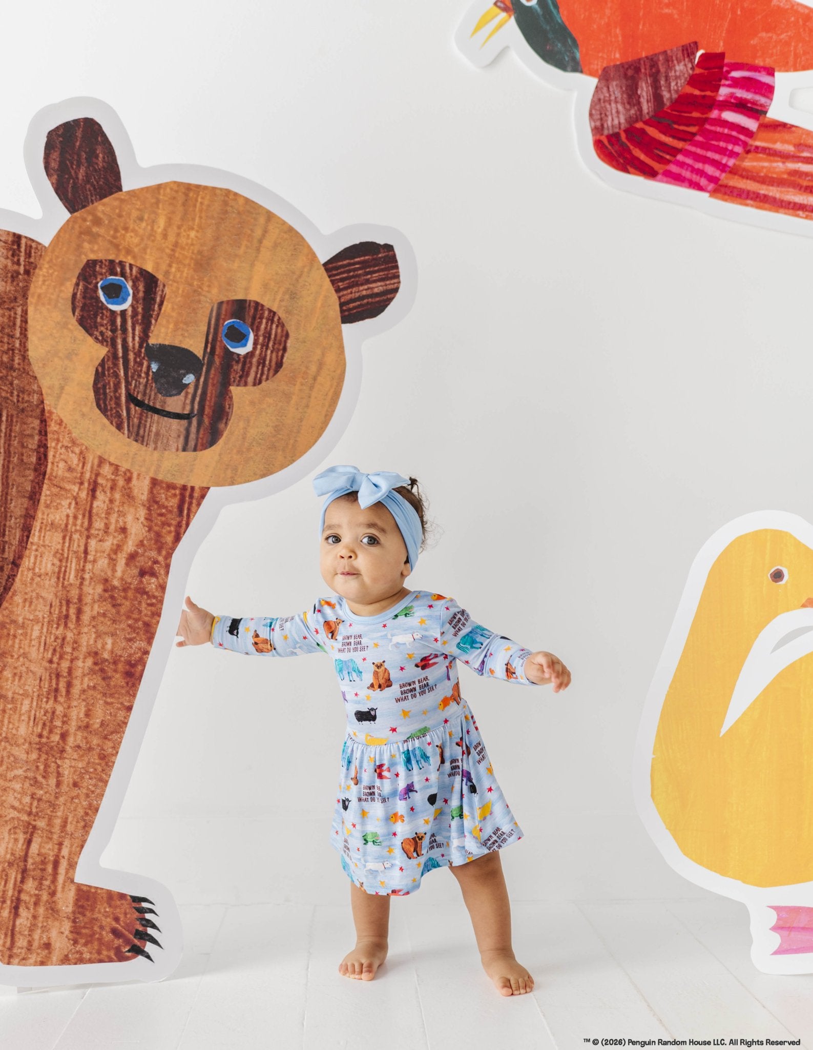 BODYSUIT TWIRL DRESS - Eric Carle™ BROWN BEAR BROWN BEAR - The Sleepy Sloth