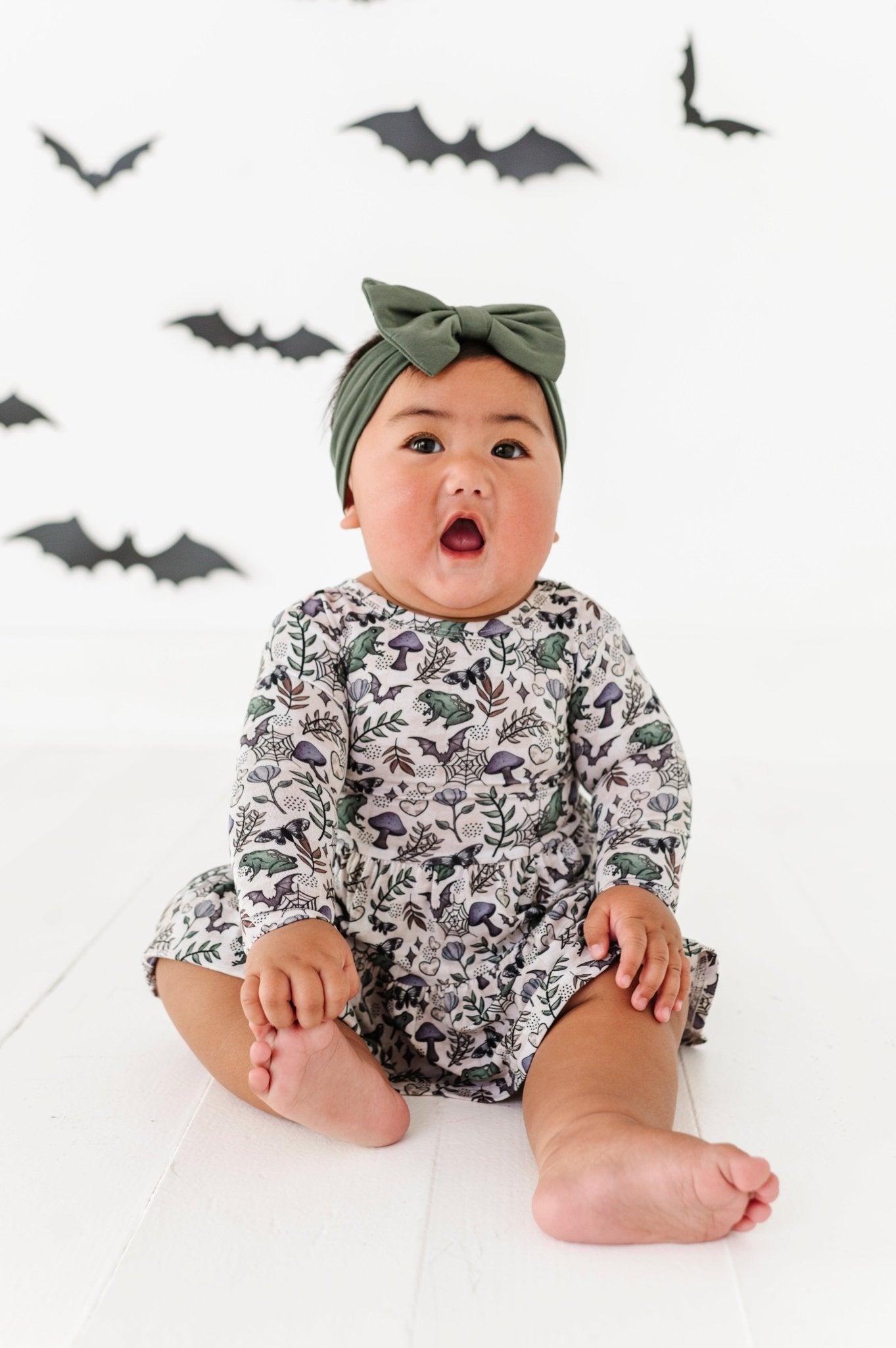 BODYSUIT TWIRL DRESS - HOCUS CROAKUS - The Sleepy Sloth