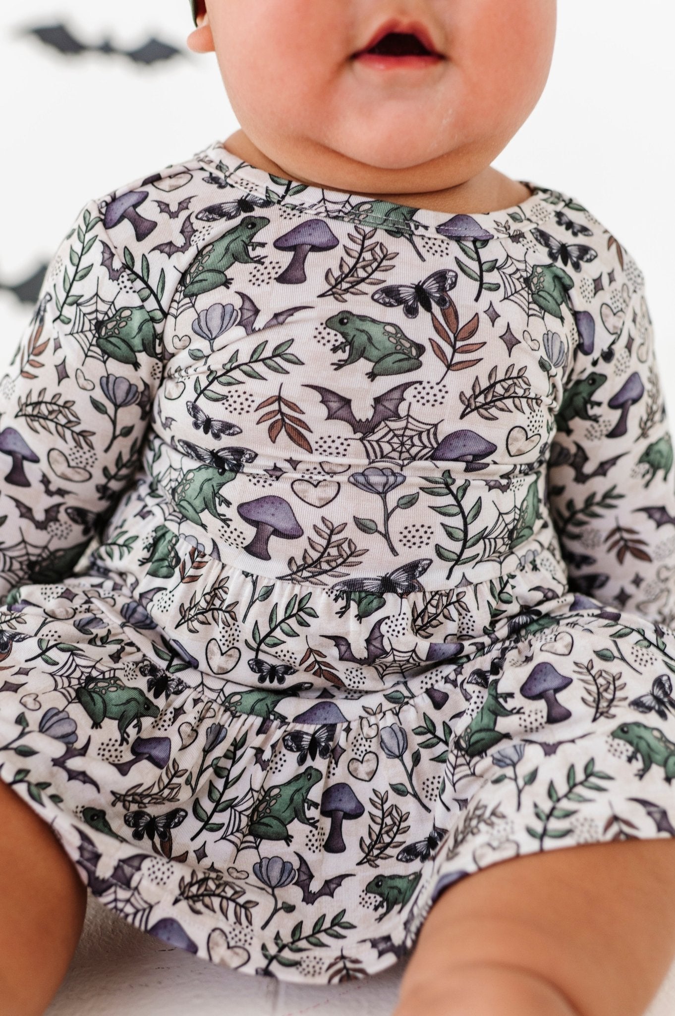 BODYSUIT TWIRL DRESS - HOCUS CROAKUS - The Sleepy Sloth
