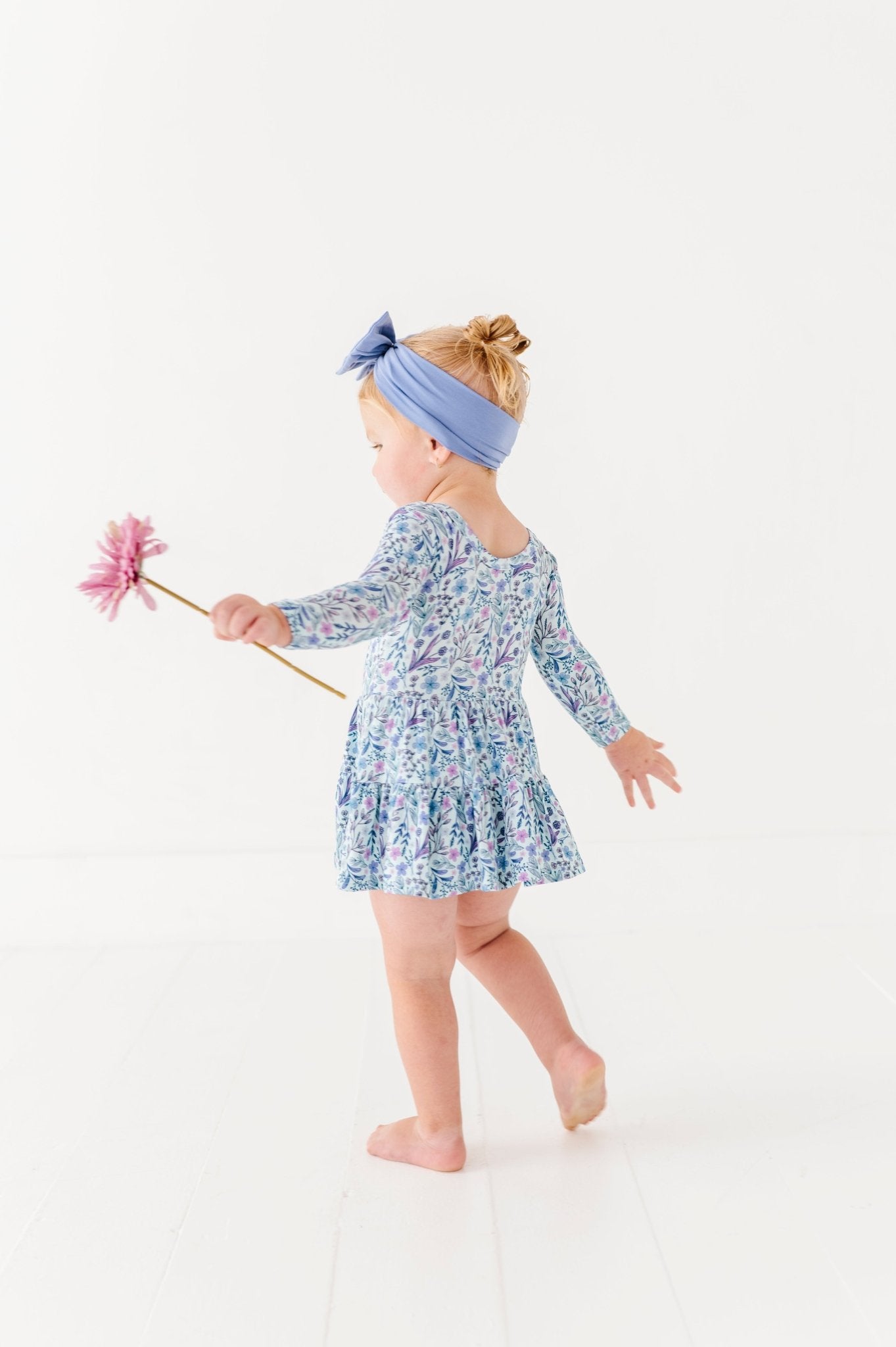 Bodysuit Twirl Dress - LAVENDER LOVE - The Sleepy Sloth