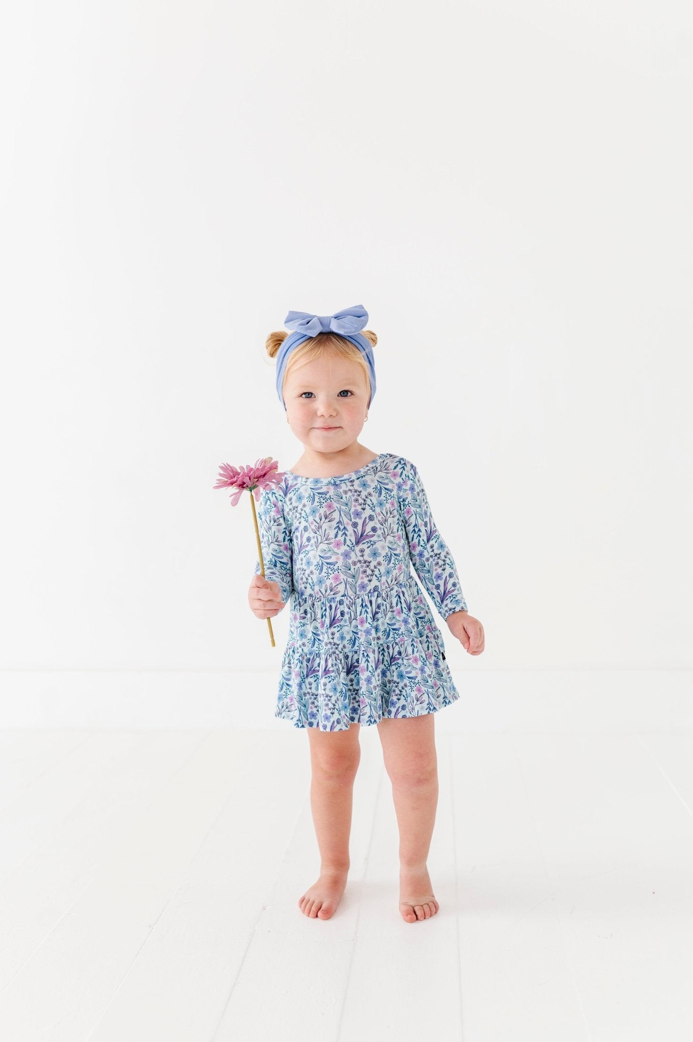 Bodysuit Twirl Dress - LAVENDER LOVE - The Sleepy Sloth