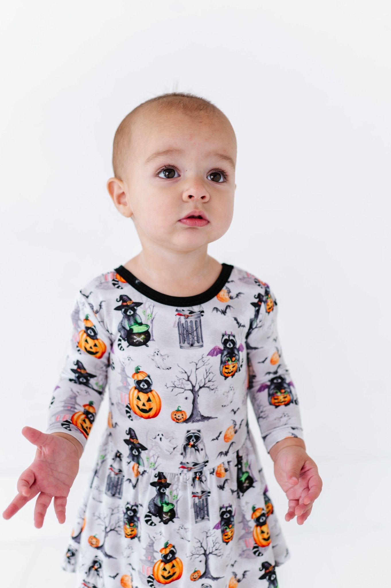 Bodysuit Twirl Dress - MIDNIGHT MISCHIEF - The Sleepy Sloth